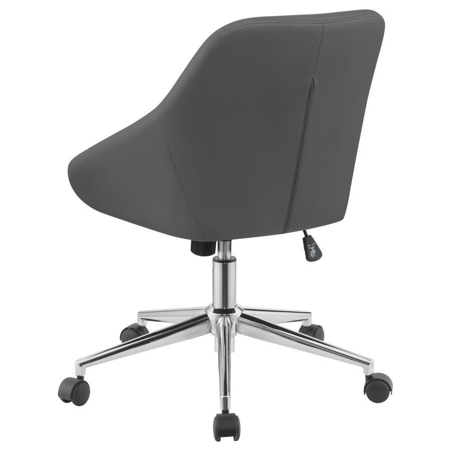 

                    
Coaster 801422 Office Chair Gray Leatherette Purchase 

