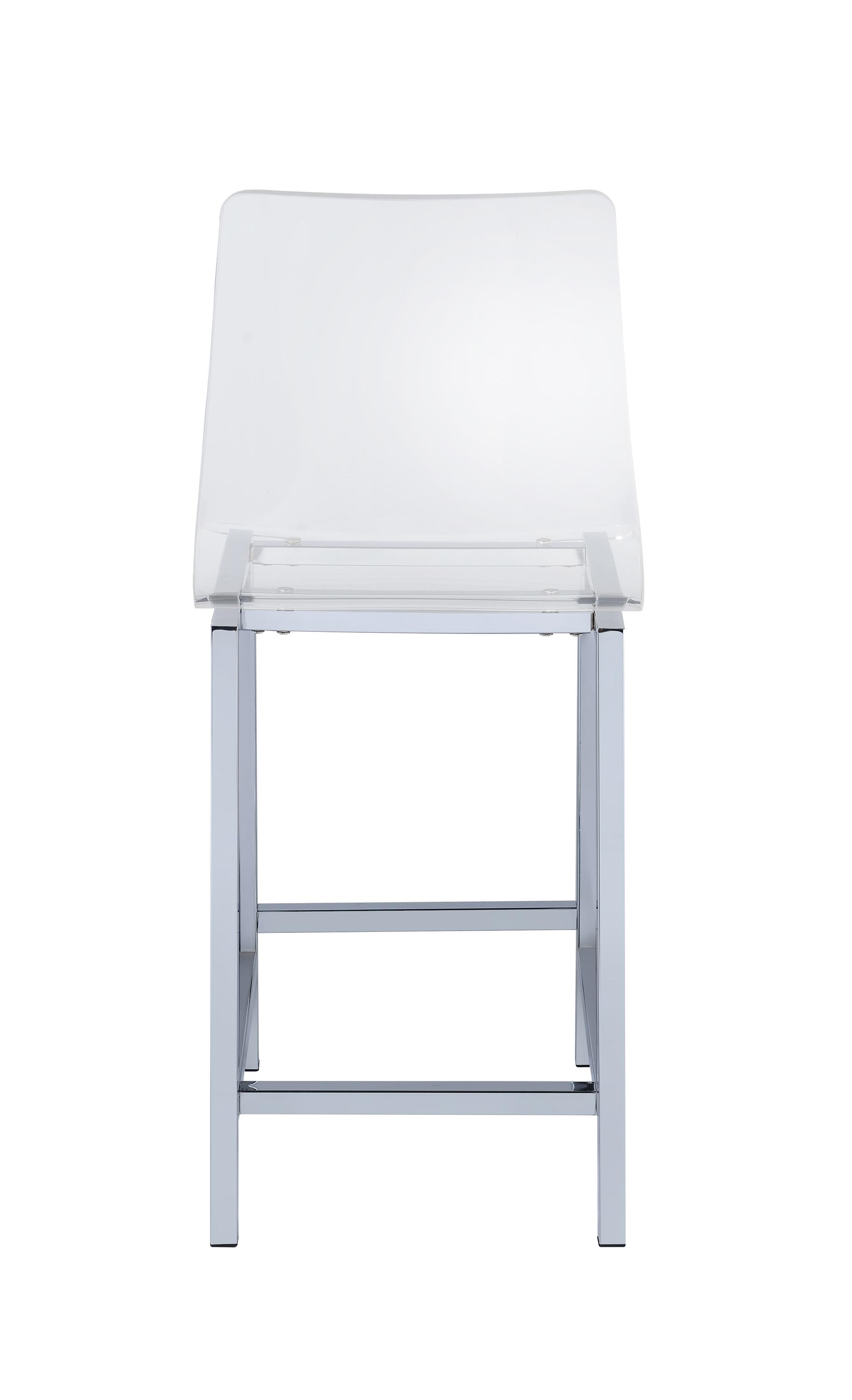 

                    
Coaster 100265 Counter Height Stool Set Clear  Purchase 
