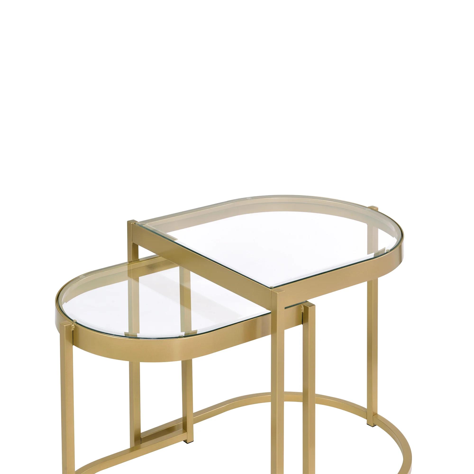 

    
Acme Furniture Timbul Nesting Tables Gold 82340

