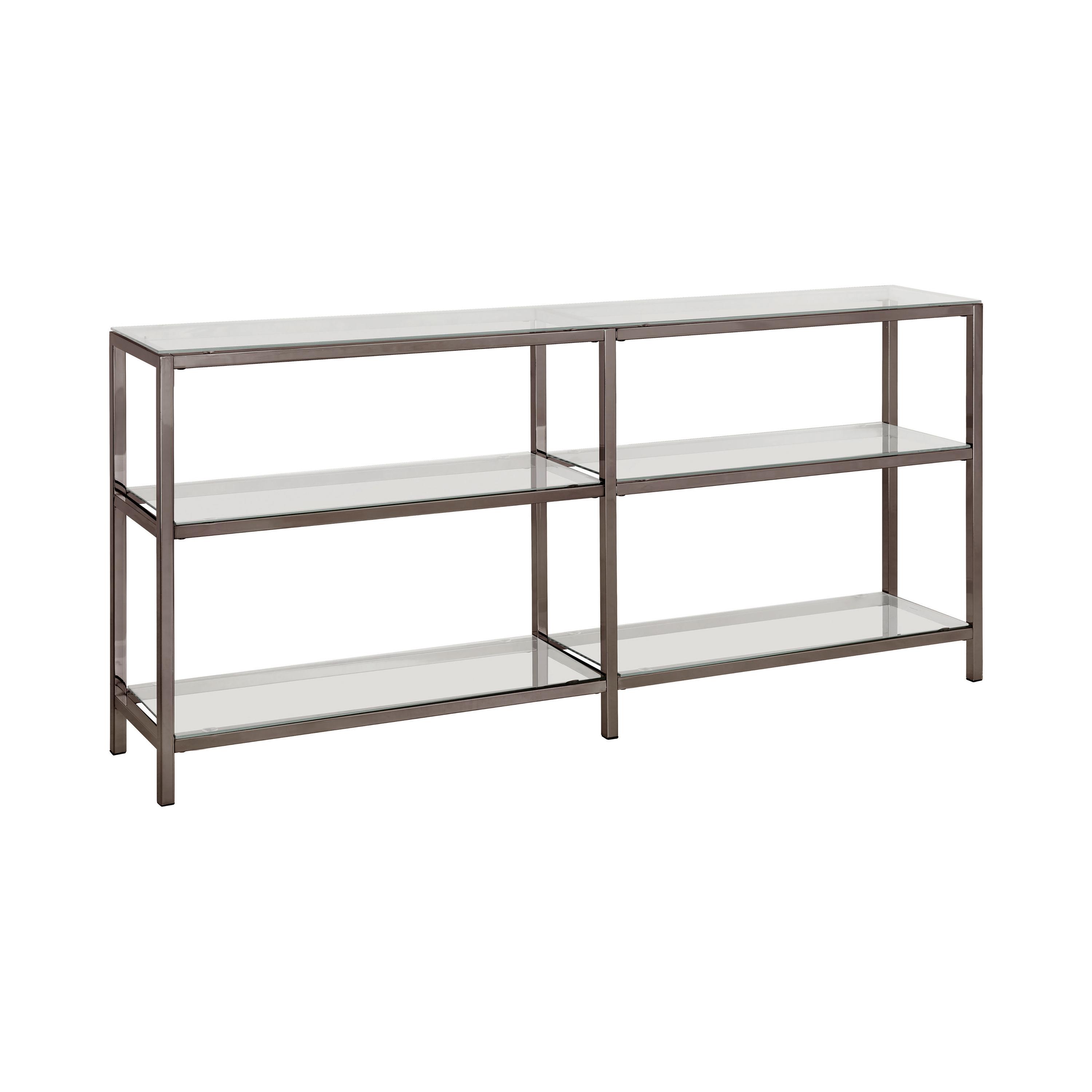 Modern Bookcase 801018 Kate 801018 in Clear 