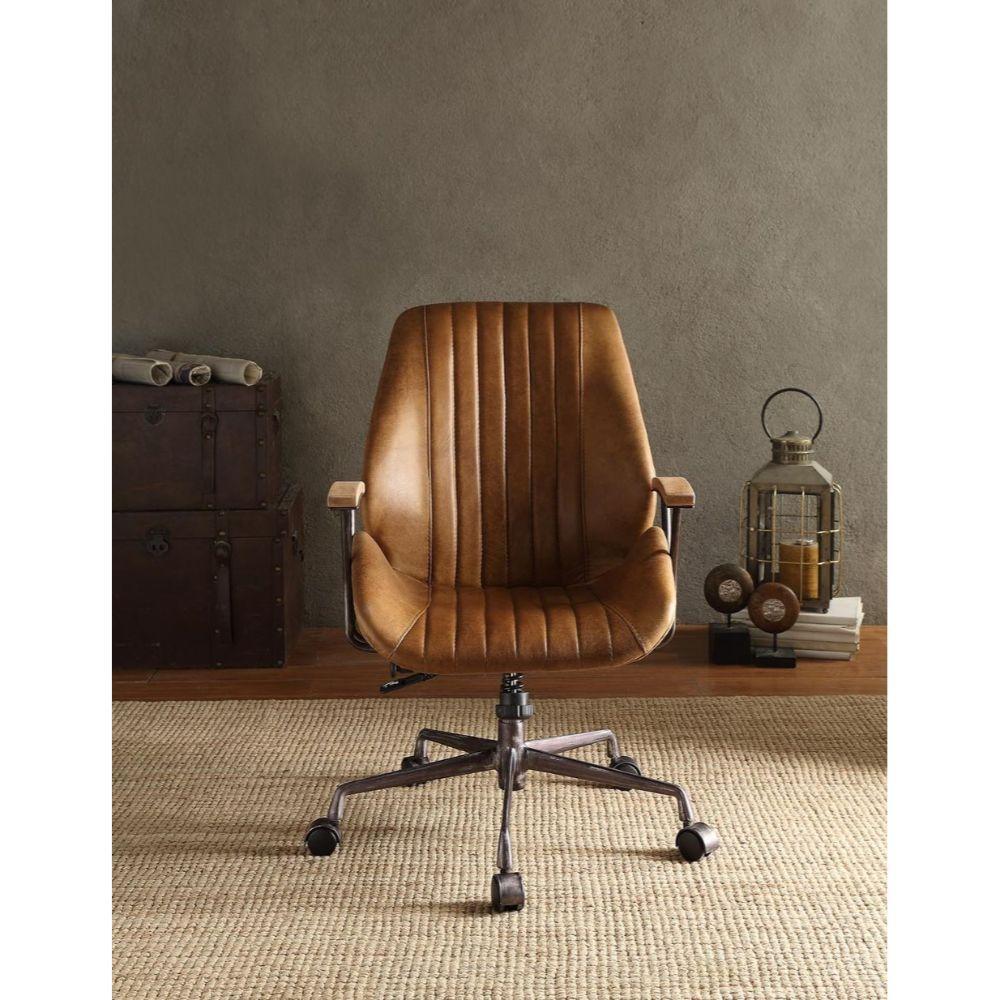 

    
Modern Coffee Top Grain Leather Office Chair by Acme Hamilton 92412
