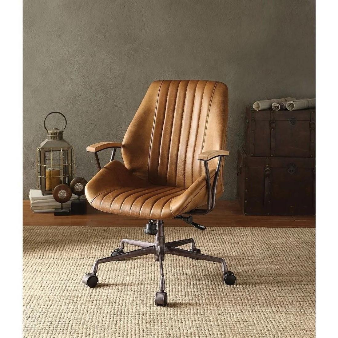 

    
Acme Furniture Hamilton Home Office Chair Coffee 92412
