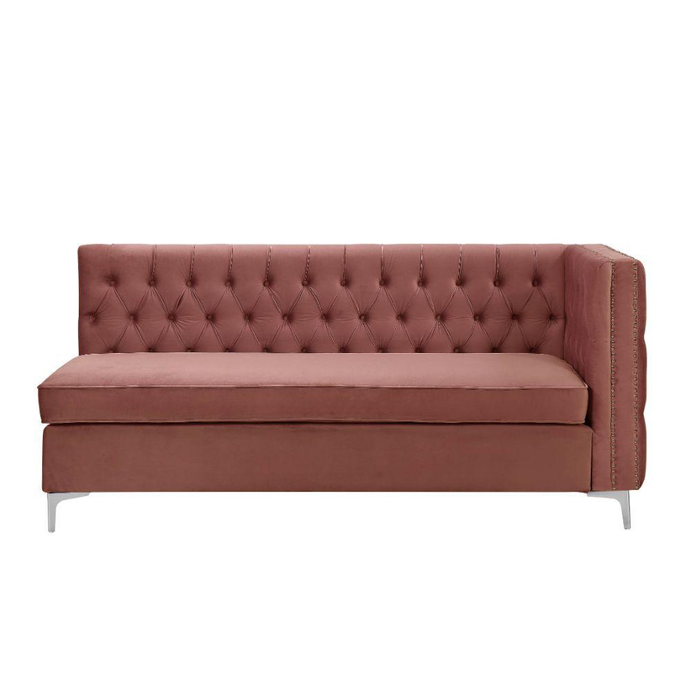 

                    
Buy Modern Coral Velvet Sectional Sofa by Acme Rhett 55505-3pcs
