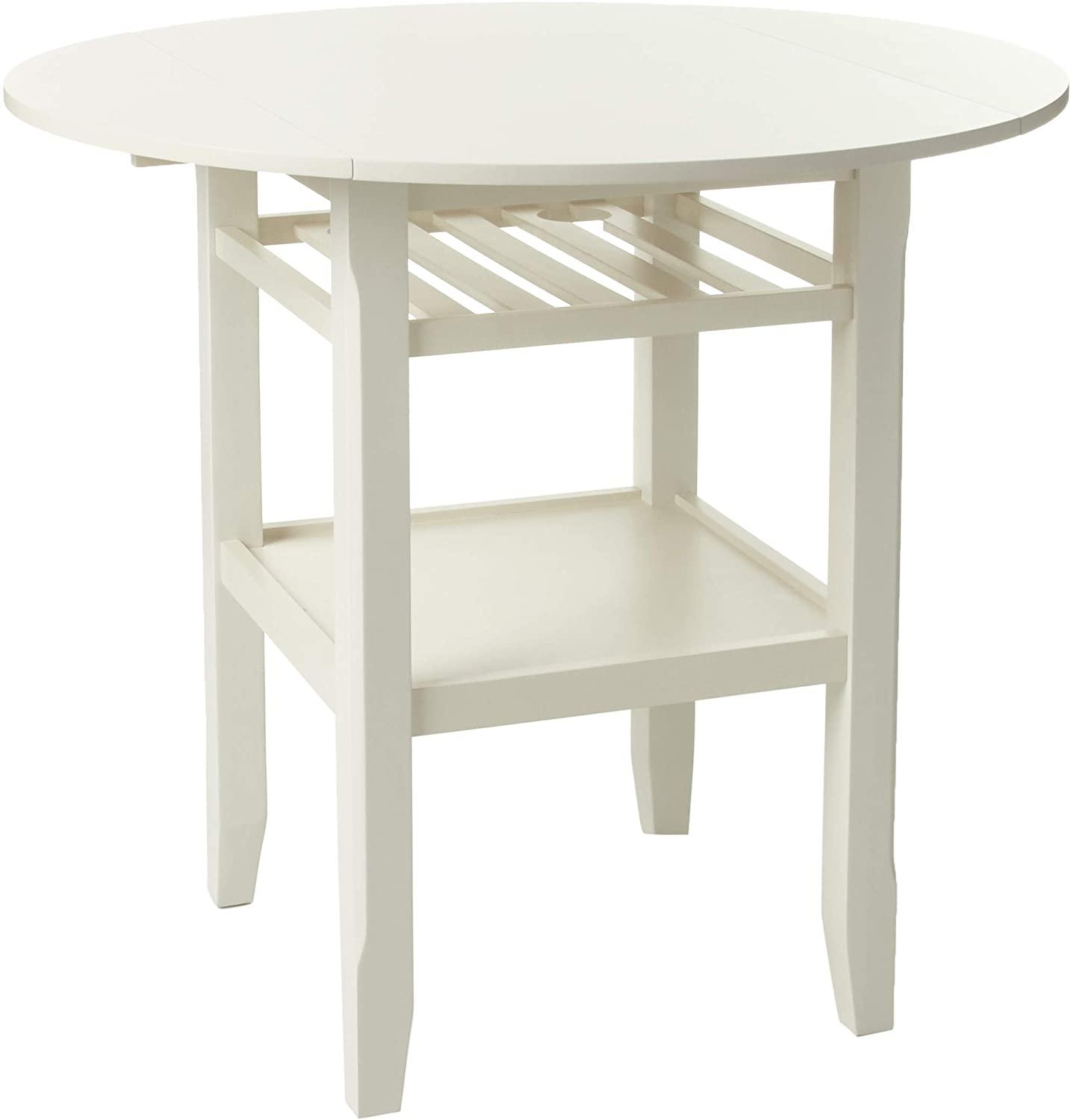 Modern Counter Height Table Tartys 72545 in Cream 