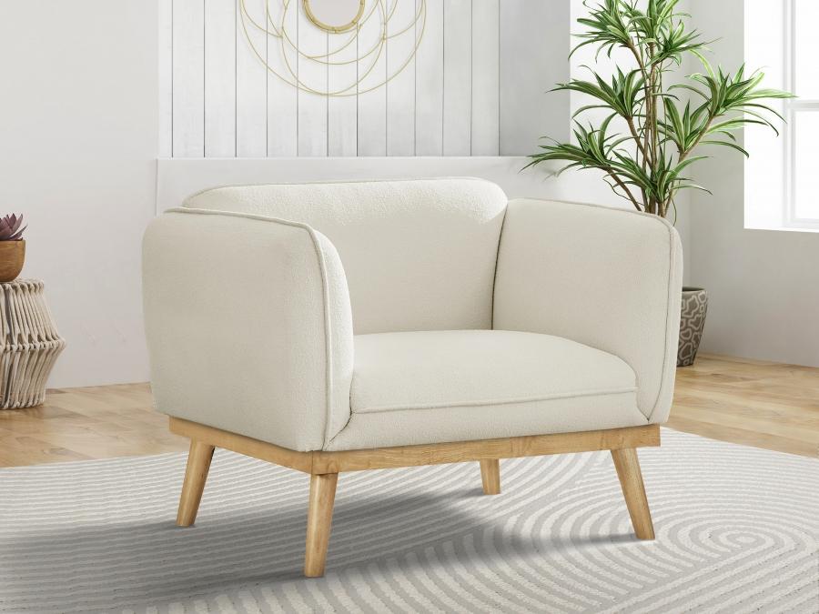 

    
Modern Cream Solid Wood Chair Meridian Furniture Nolita 159Cream-C
