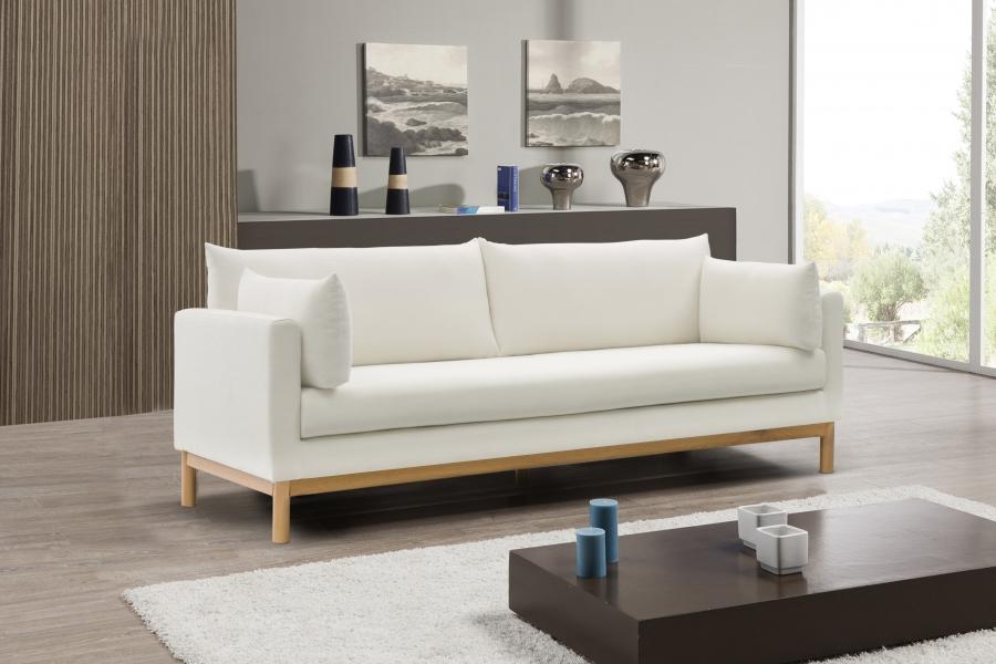 

    
Modern Cream Solid Wood Sofa Meridian Furniture Langham 157Cream-S
