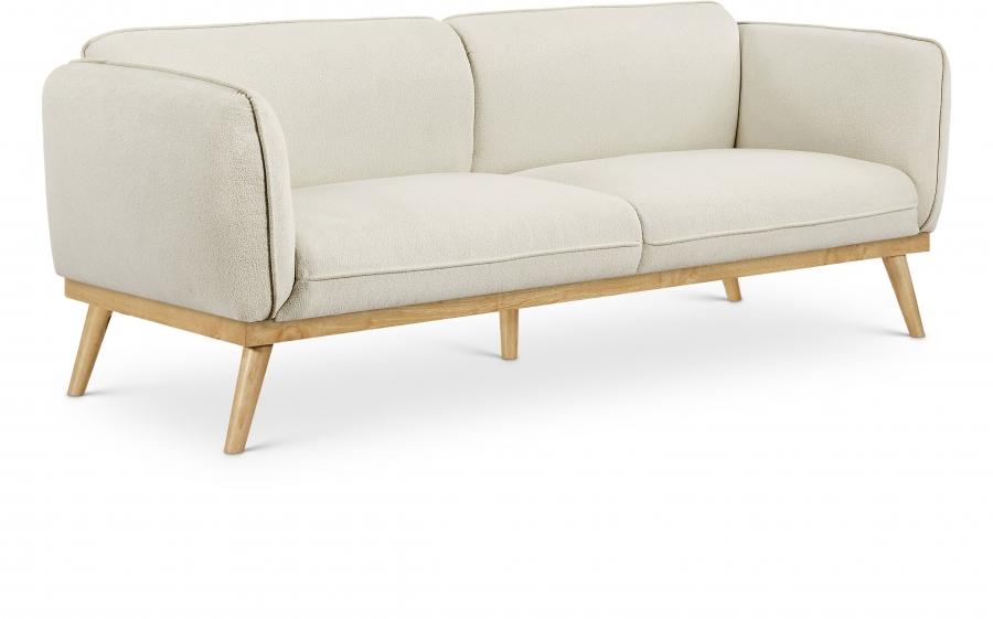 

    
Modern Cream Solid Wood Sofa Meridian Furniture Nolita 159Cream-S
