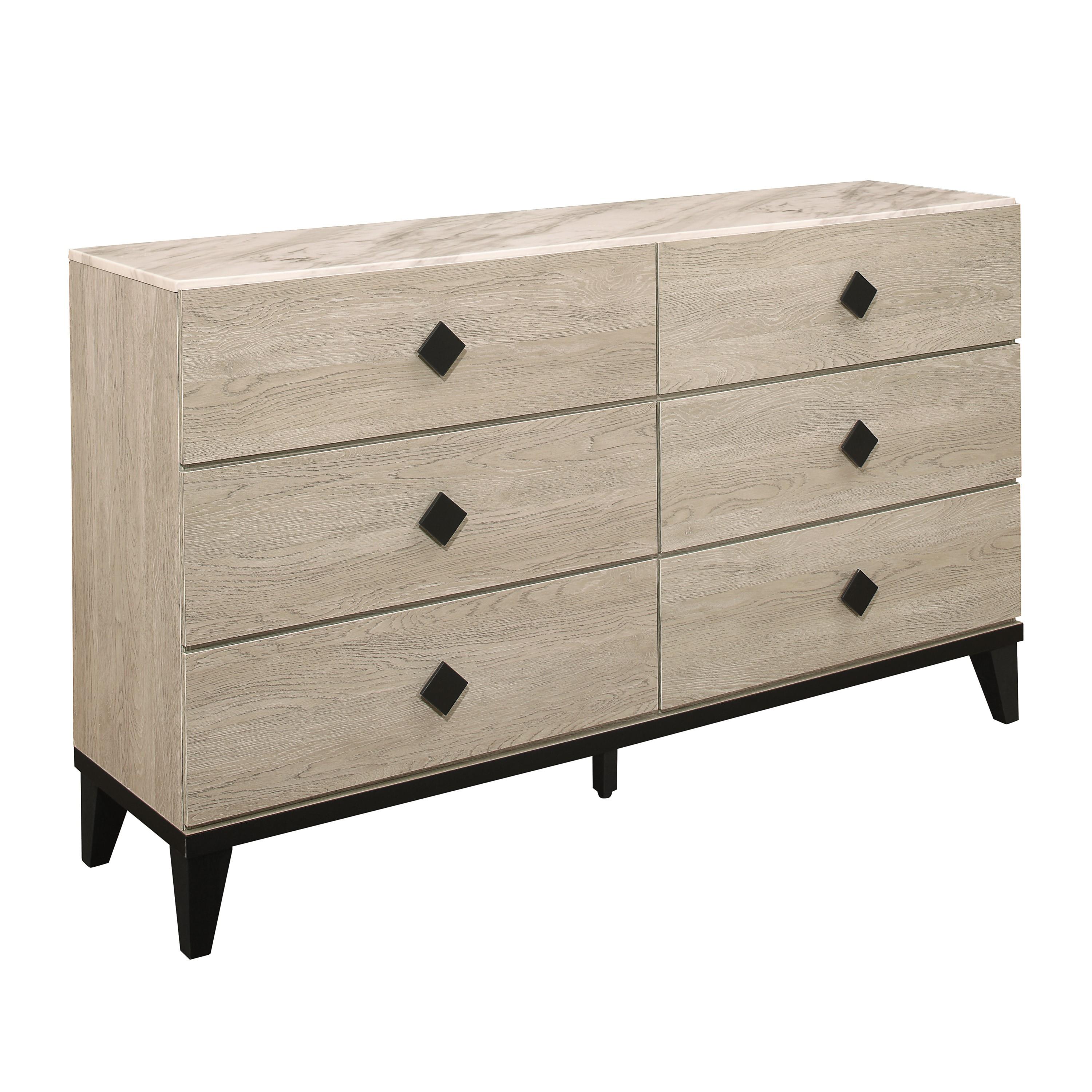 

    
Modern Cream Wood Dresser w/Mirror Homelegance 1524-5*6 Whiting

