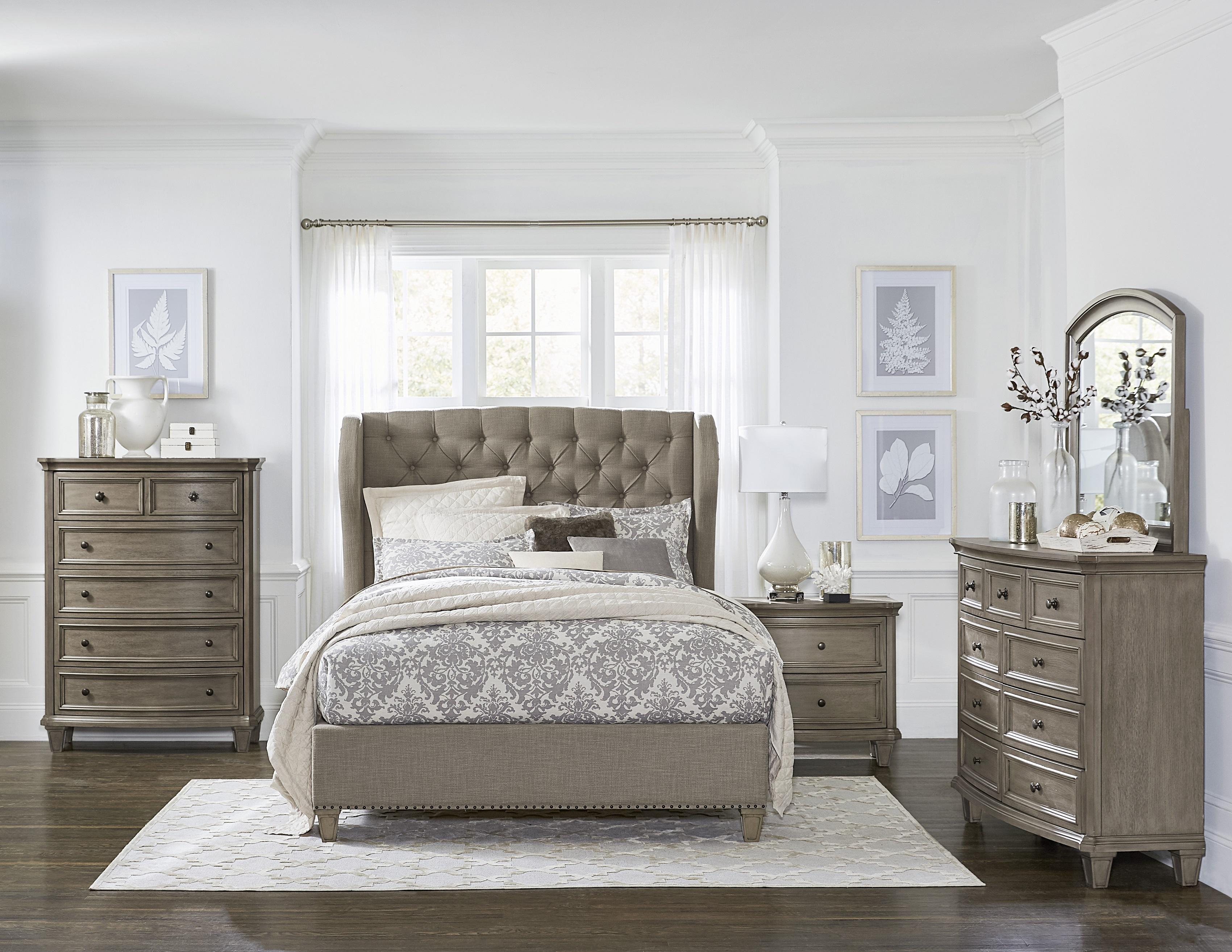 

                    
Buy Modern Cream Wood Queen Bedroom Set 6pcs Homelegance 5442-1* Vermillion
