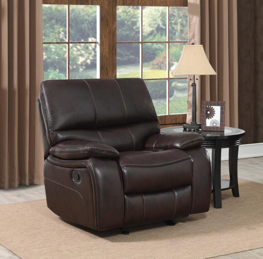 

    
601931-S3 Modern Dark Brown Faux Leather Living Room Set 3pcs Coaster 601931-S3 Willemse
