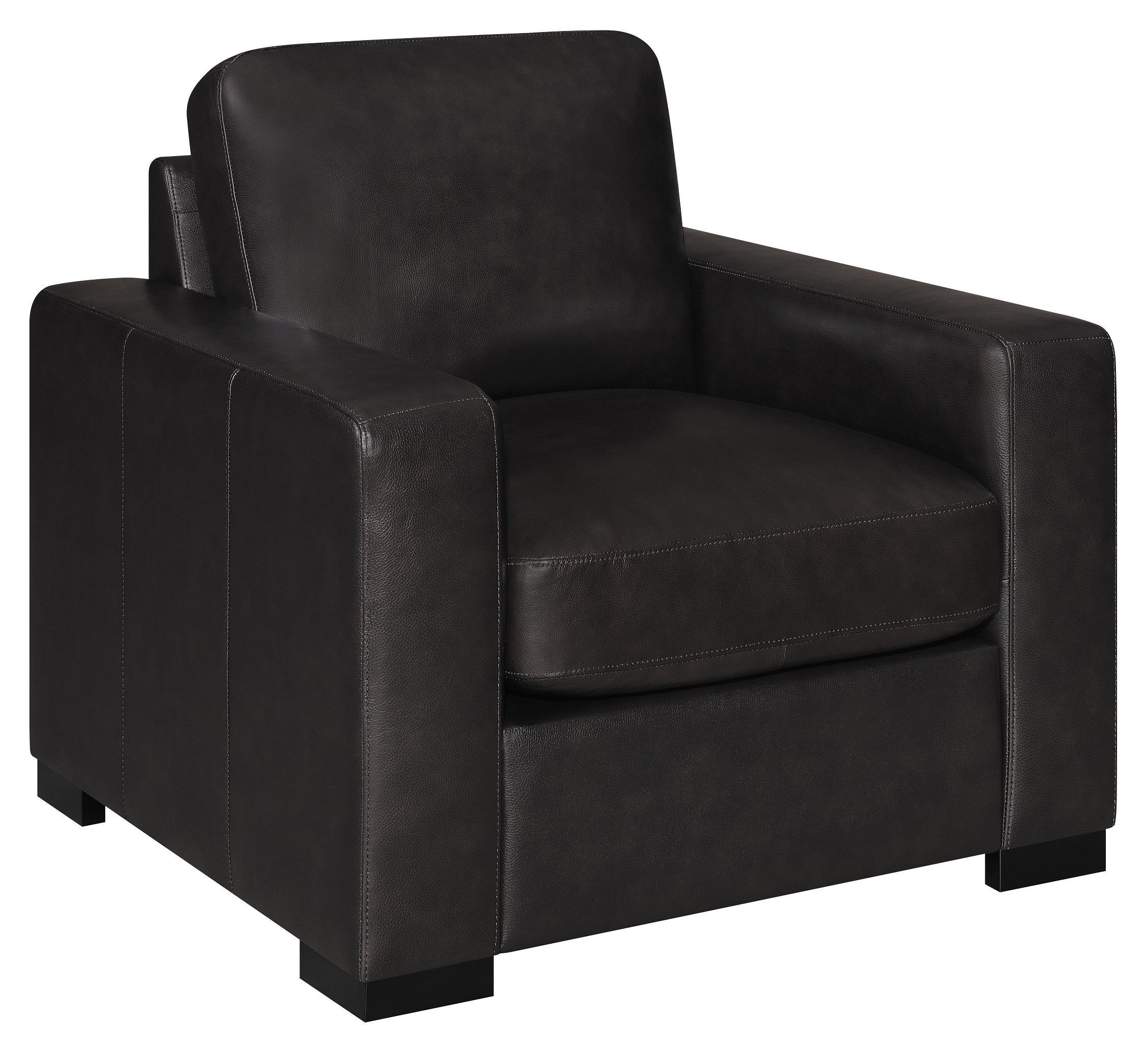 

    
 Photo  Modern Dark Brown Leather Living Room Set 3pcs Coaster 506801-S3 Boardmead
