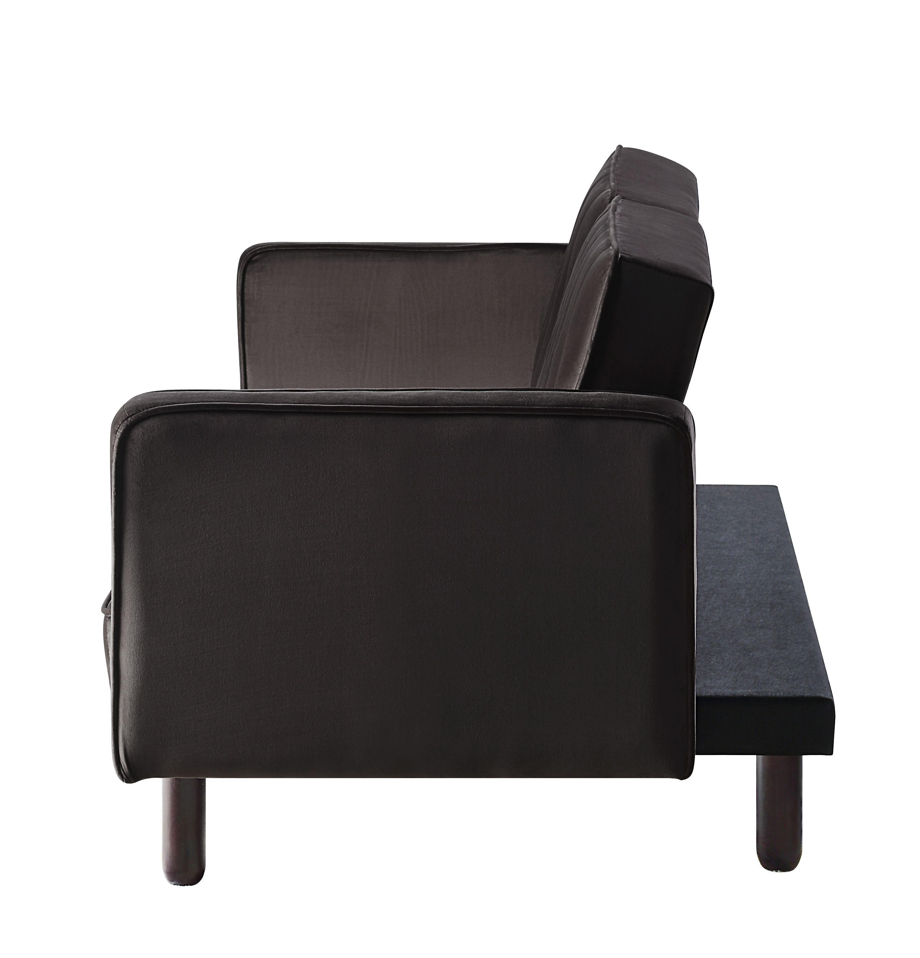 

                    
Acme Furniture Qinven Futon sofa Dark Brown Upholstered Purchase 
