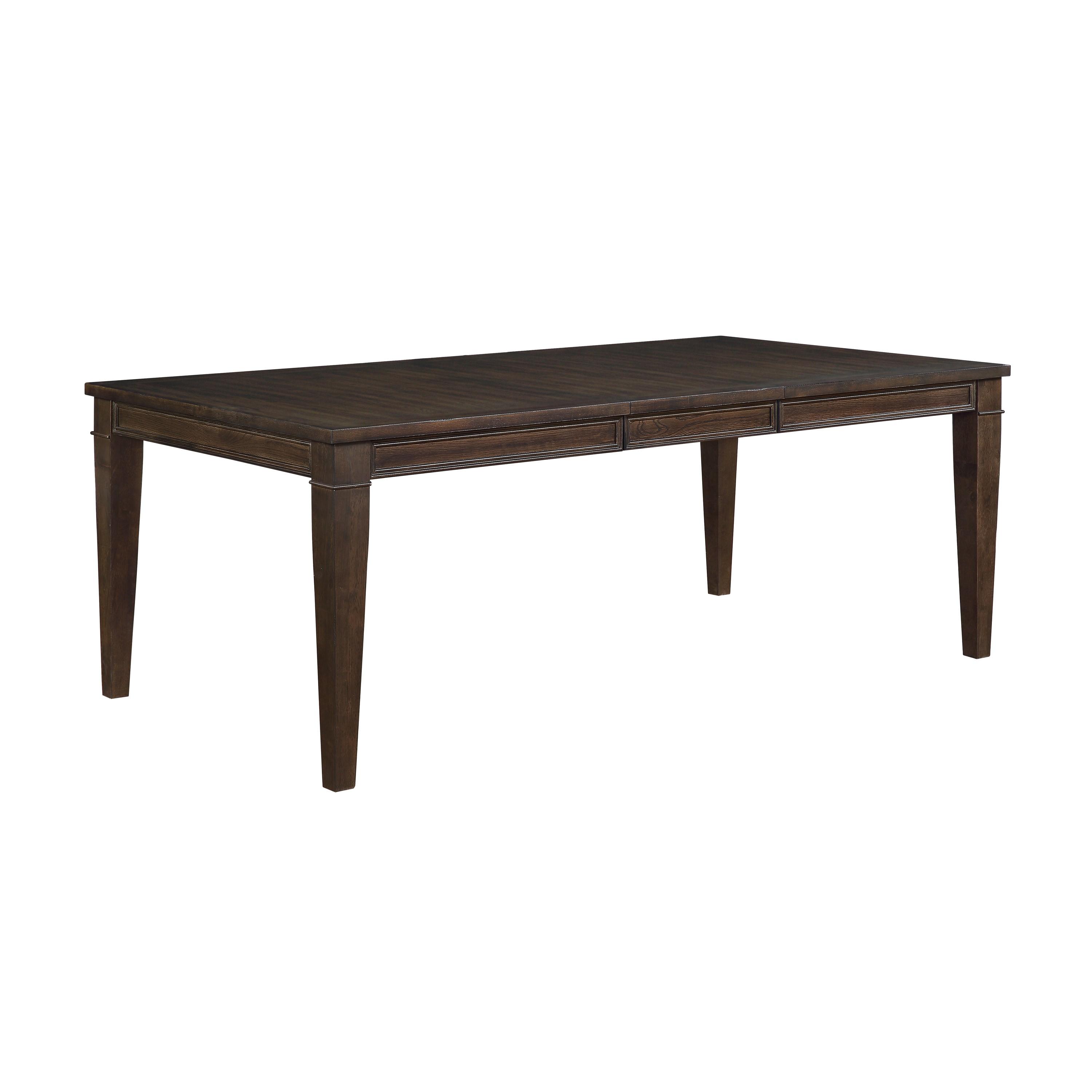 

    
Modern Dark Brown Wood Dining Table Homelegance 5496-78 Makah
