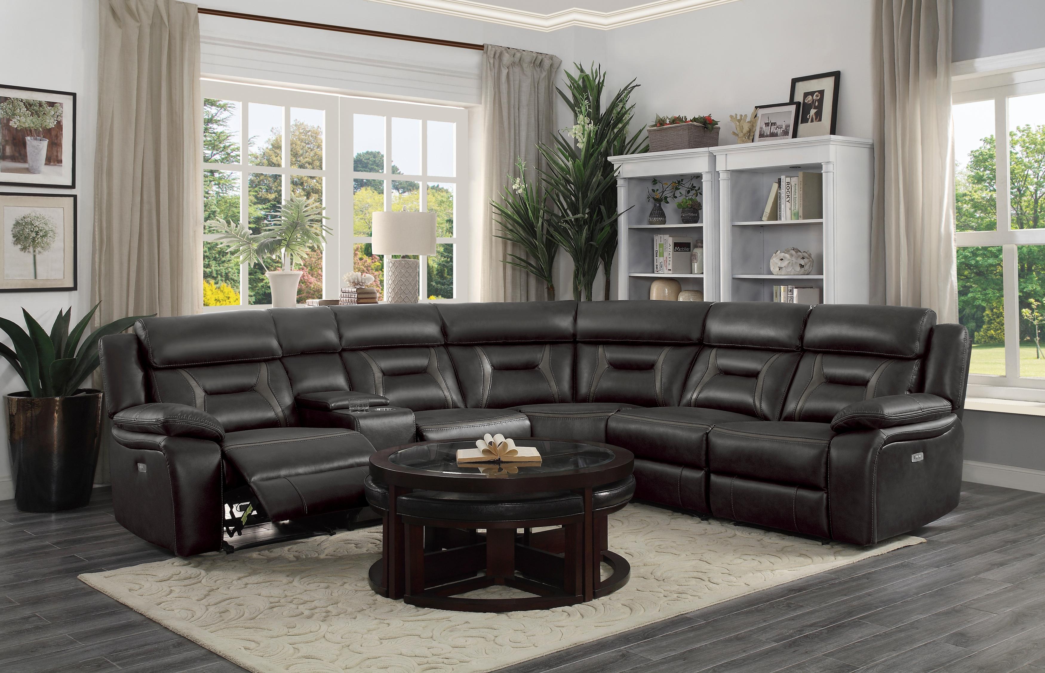 

    
8229DG*6PW Modern Dark Gray Faux Leather 6-Piece Power Reclining Sectional Homelegance 8229DG*6PW Amite
