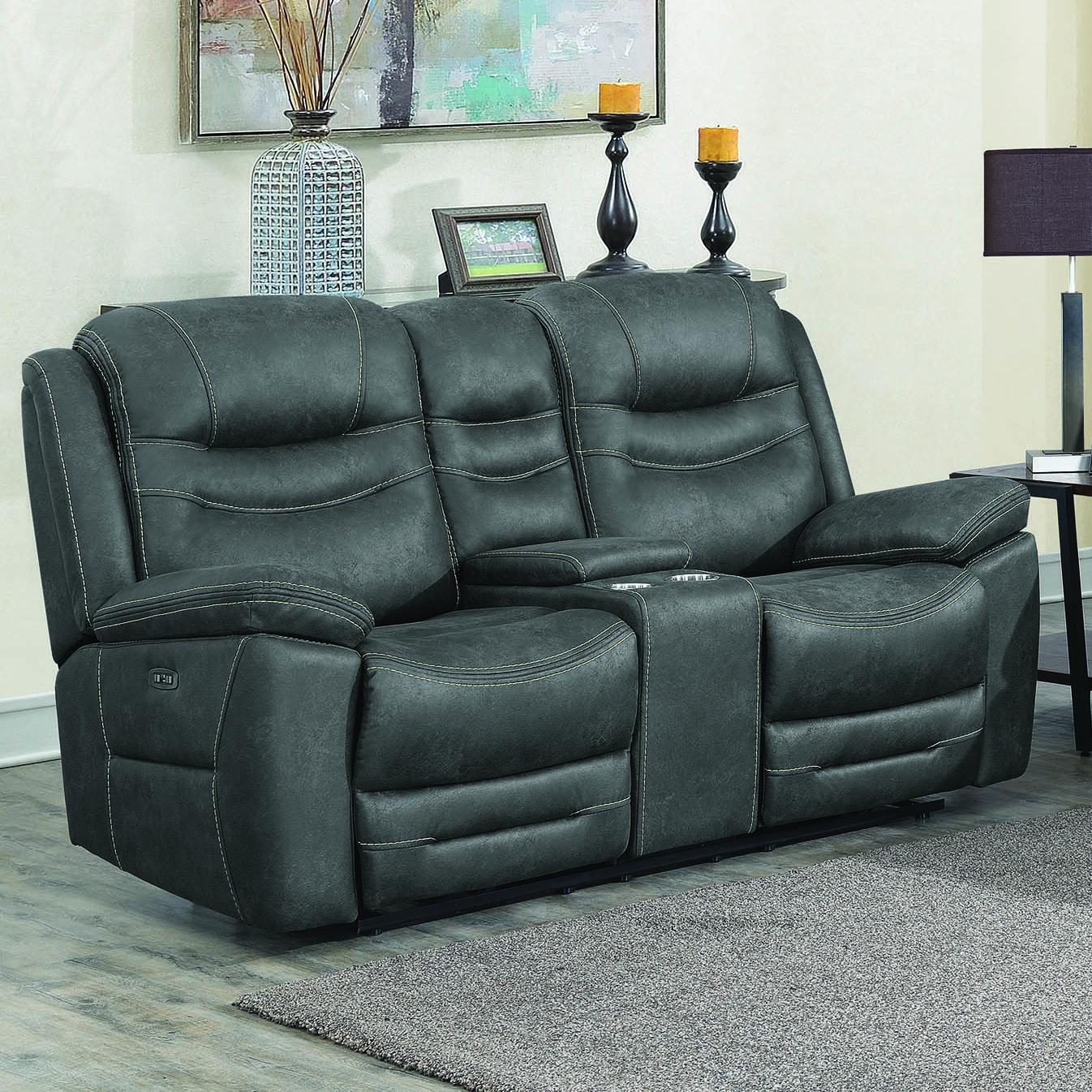 

                    
Coaster 603341PP-S2 Hemer Power Living Room Set Dark Gray Faux Suede Purchase 
