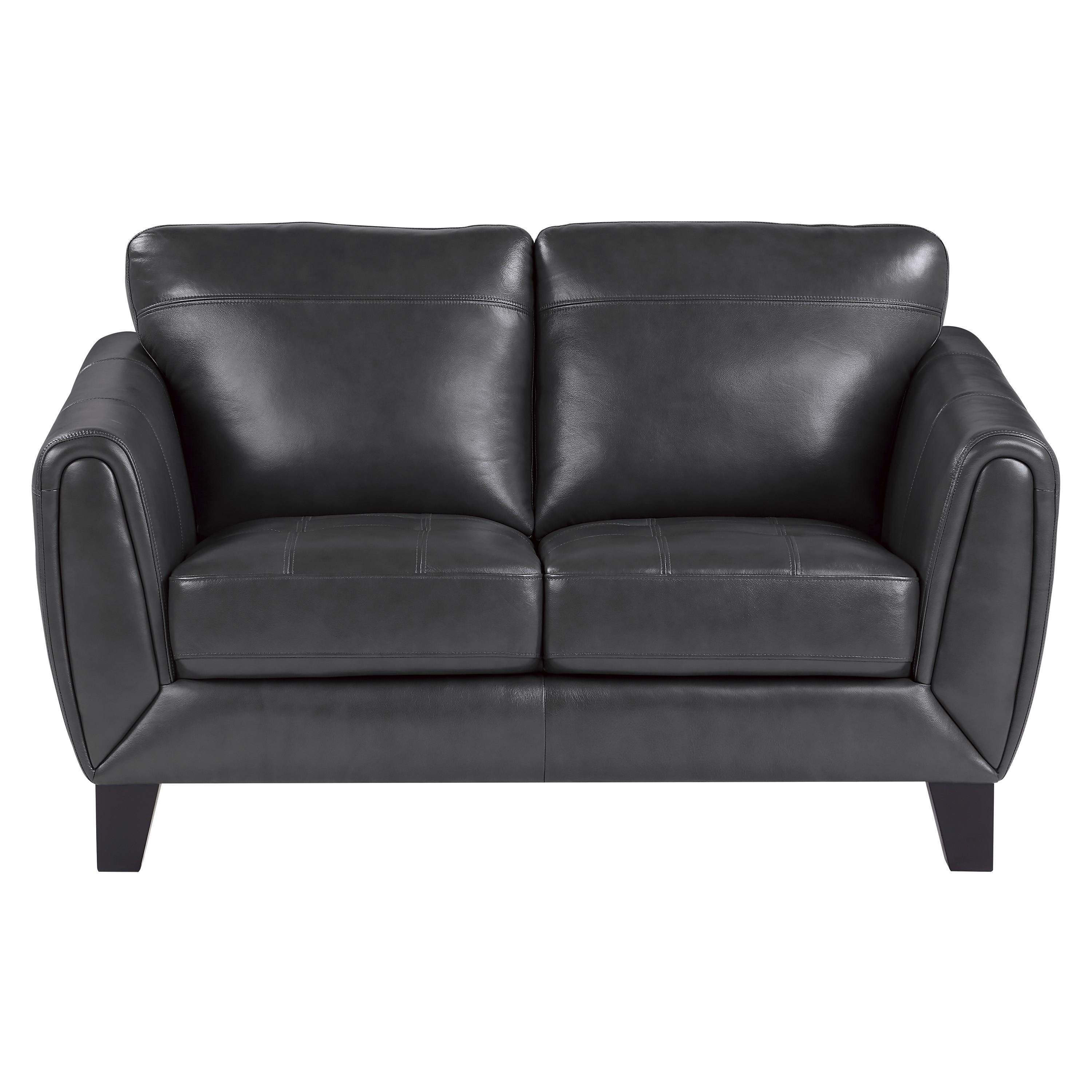 

                    
Homelegance 9460DG-2PC Spivey Living Room Set Dark Gray Leather Purchase 
