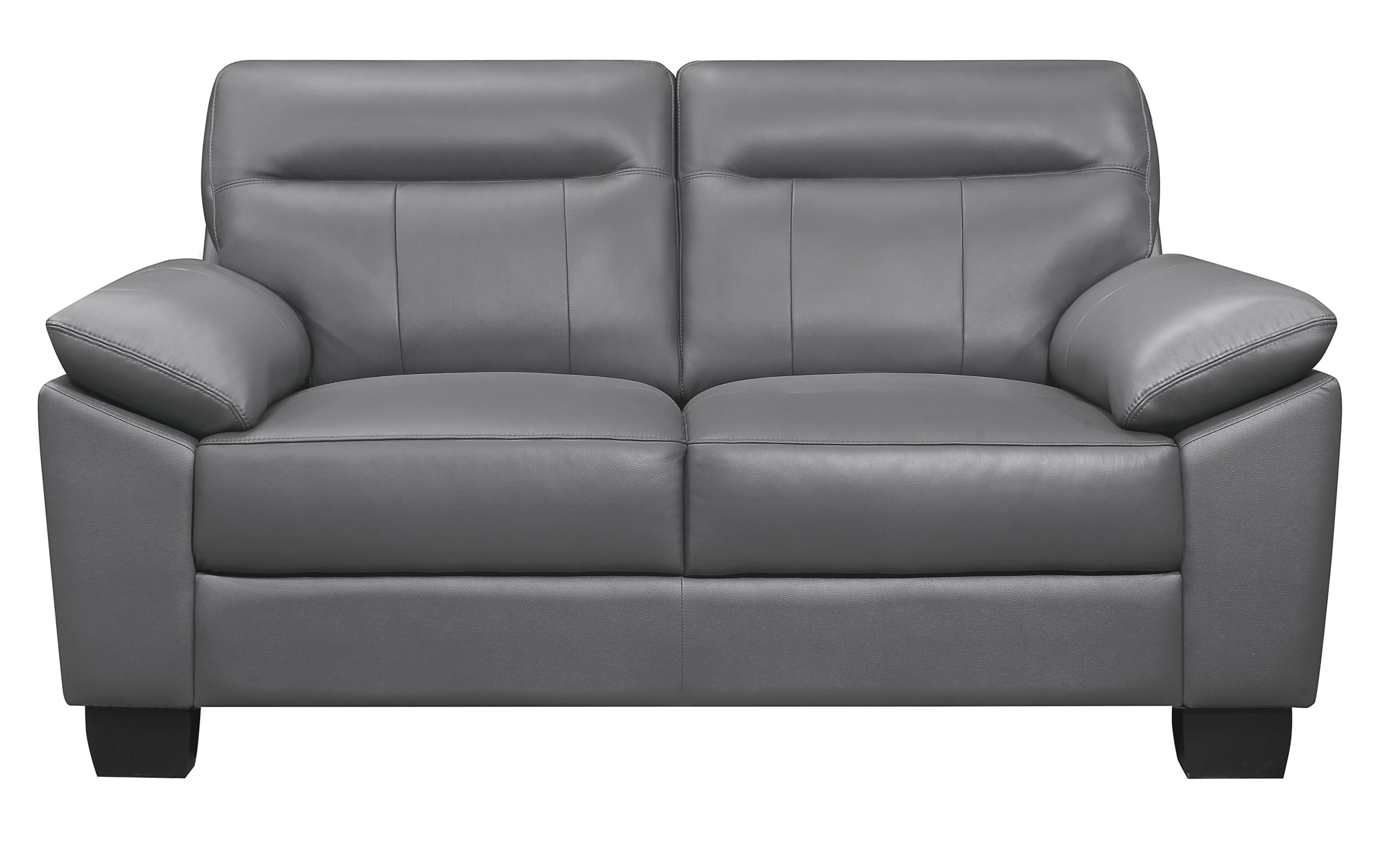

                    
Homelegance 9537DGY-2PC Denizen Living Room Set Dark Gray Leather Purchase 
