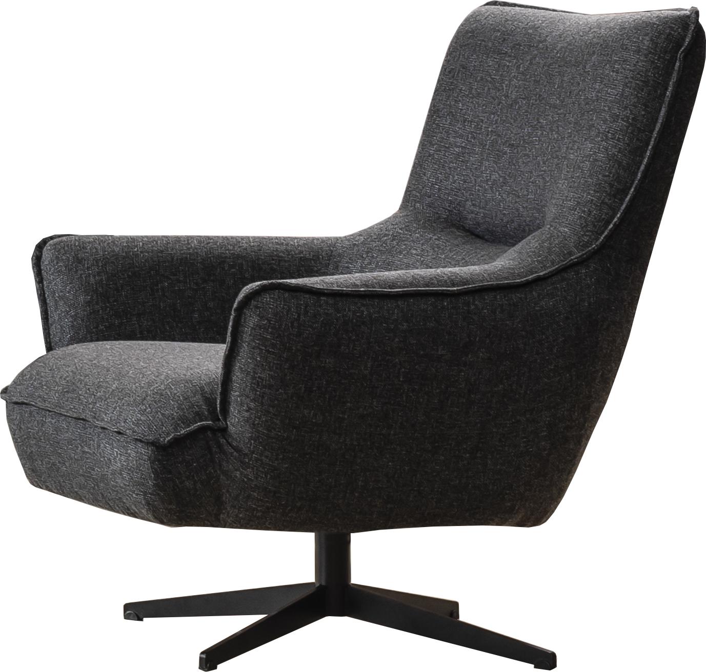 

    
Modern Dark Gray Linen Swivel Chair WhiteLine CH1757F-DGRY Fatsa
