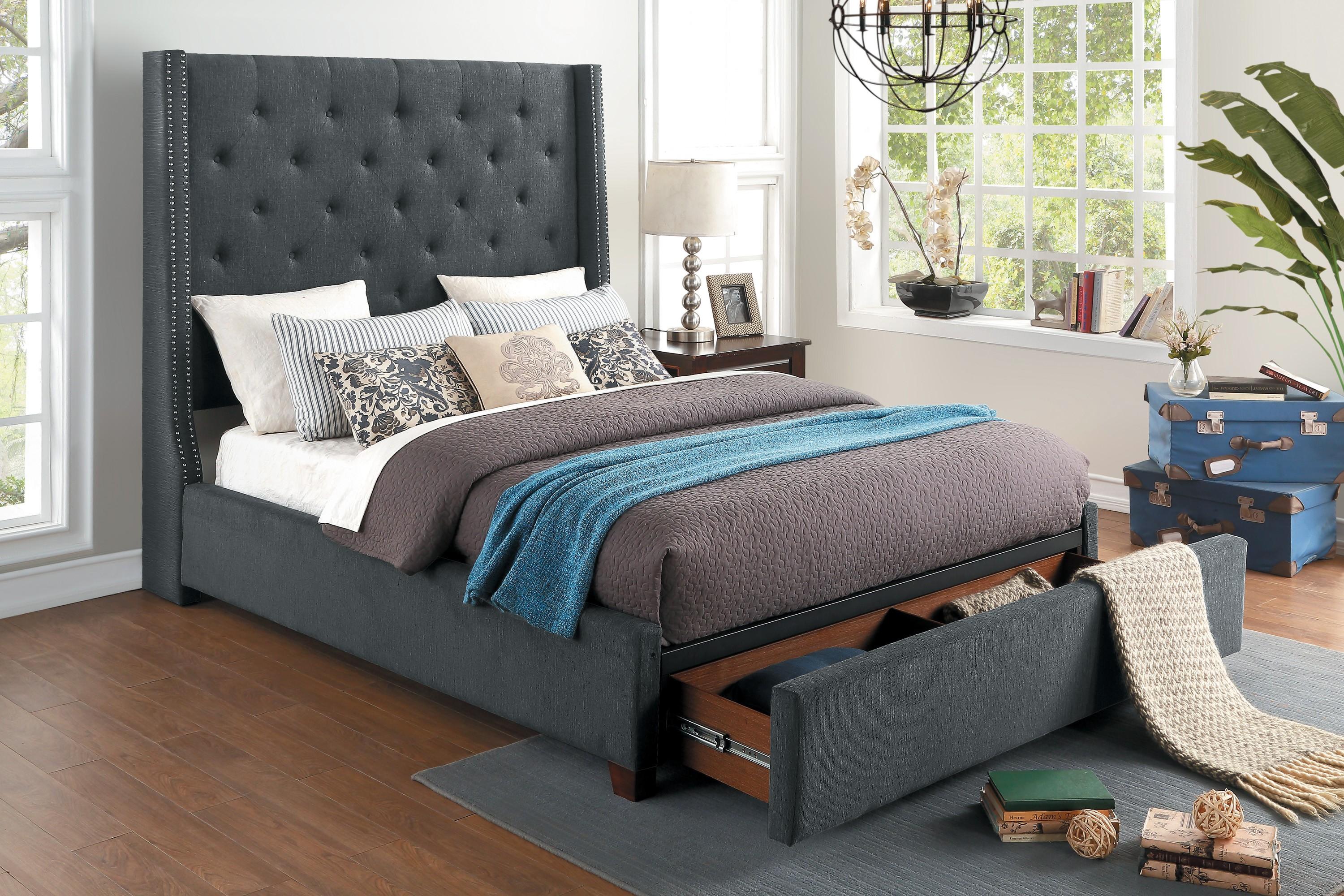 

    
5877GY-1DW* Homelegance Bed
