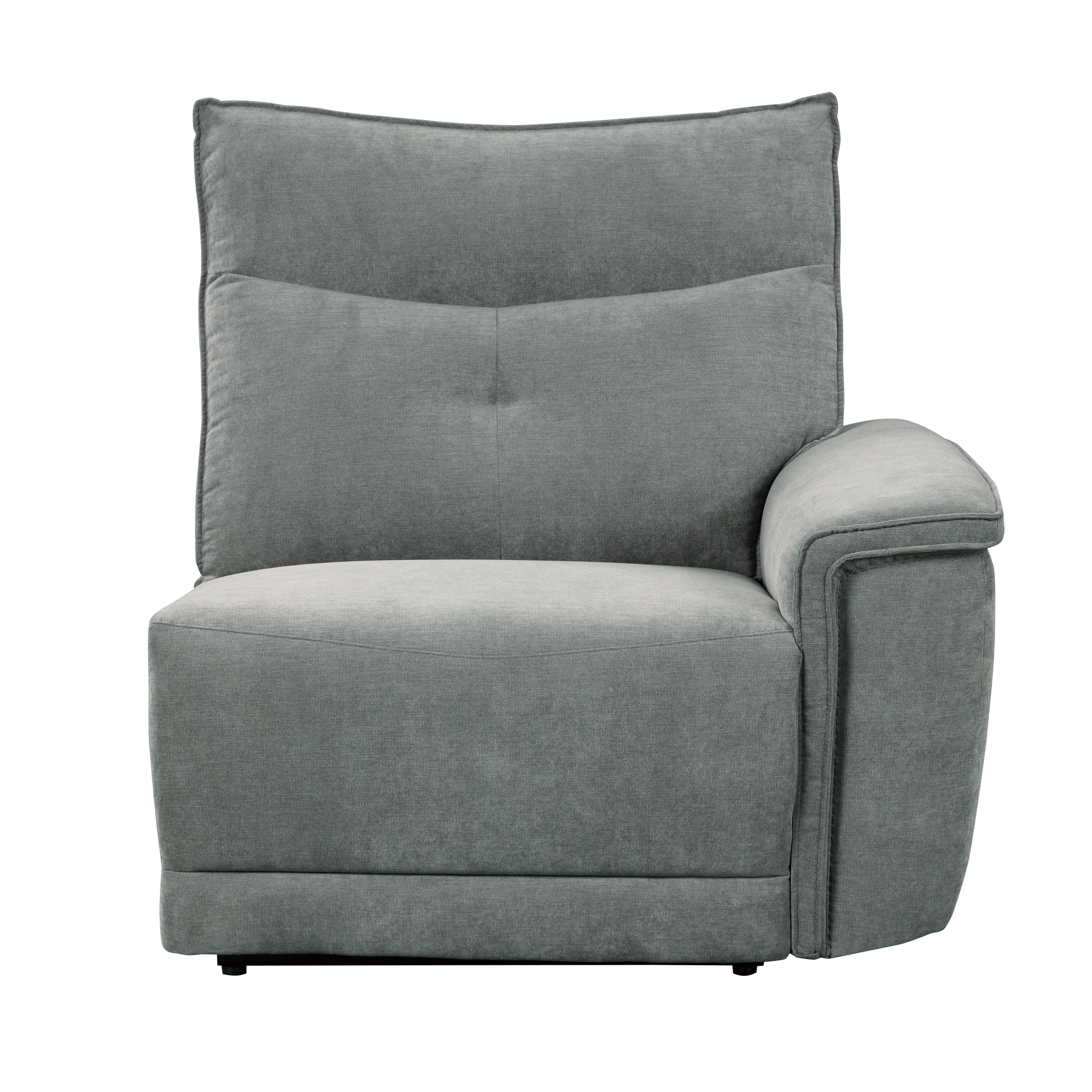 

    
 Order  Modern Dark Gray Textured 3-Piece Power Reclining Sofa Homelegance 9509DG Tesoro
