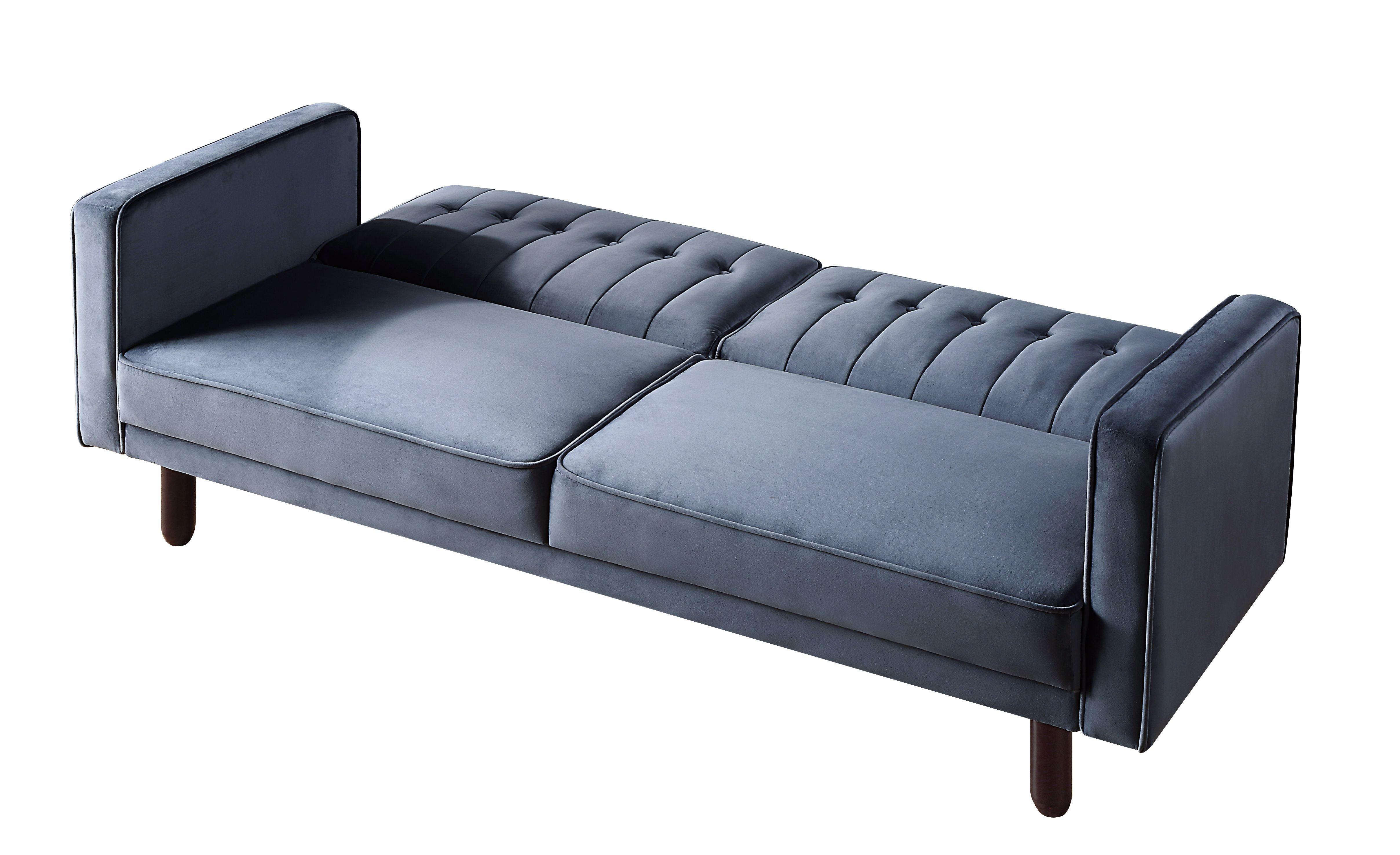 

    
Acme Furniture Qinven Futon sofa Dark Gray LV00085
