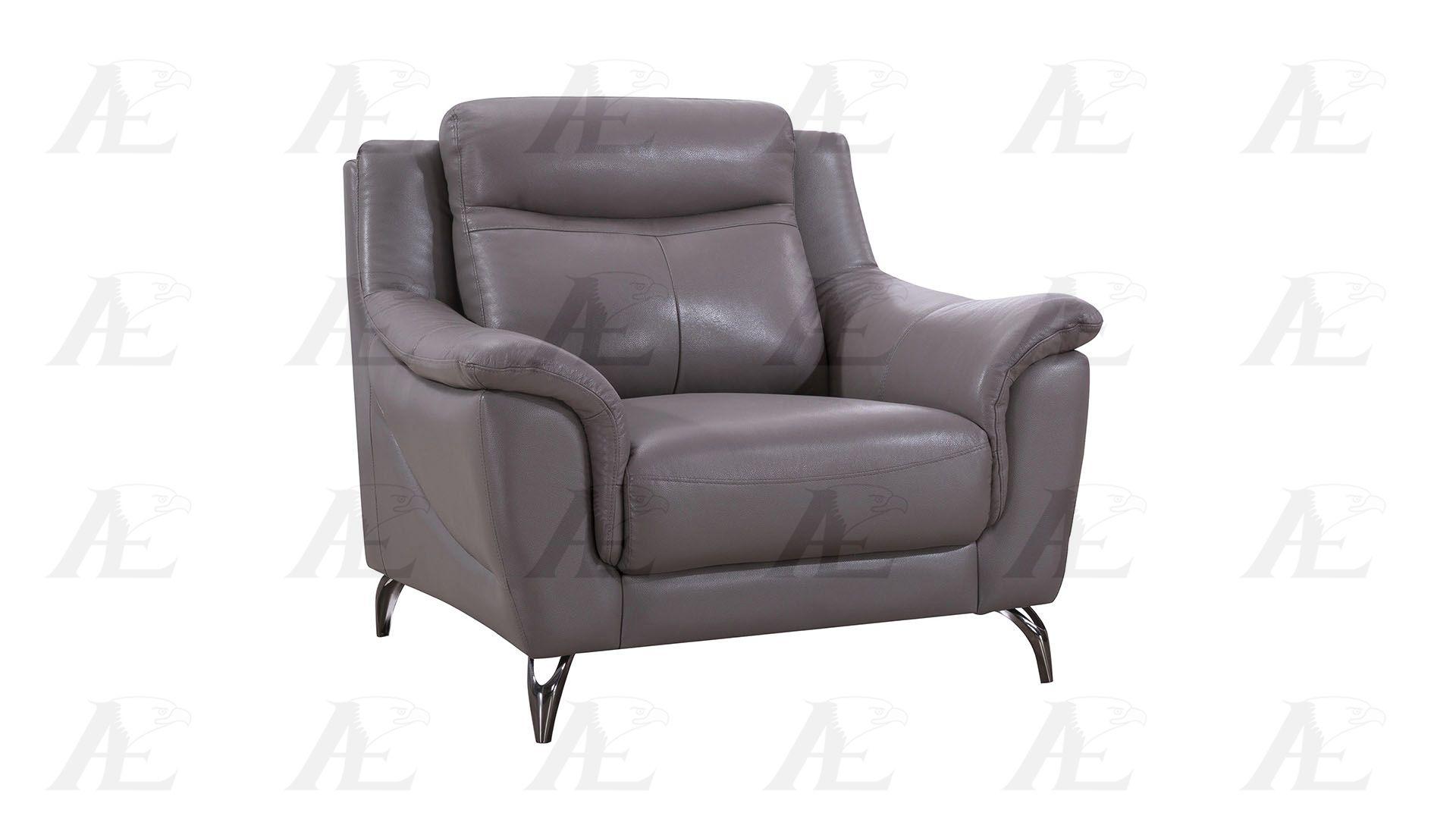 

    
 Order  Dark Tan Genuine Leather Sofa Set 3 Pcs EK150-DT American Eagle Modern
