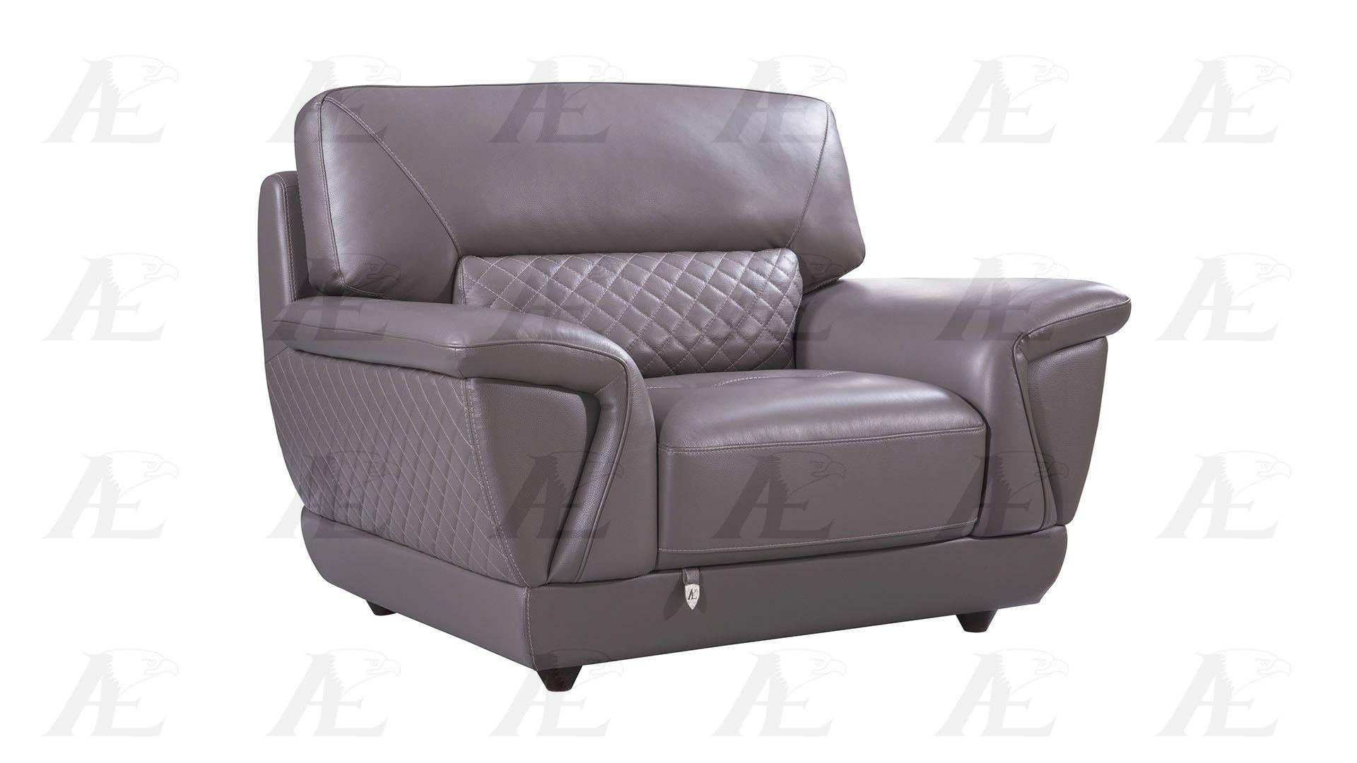 

    
 Shop  Dark Tan Italian Leather Sofa Set 3Pcs EK099-DT American Eagle Modern
