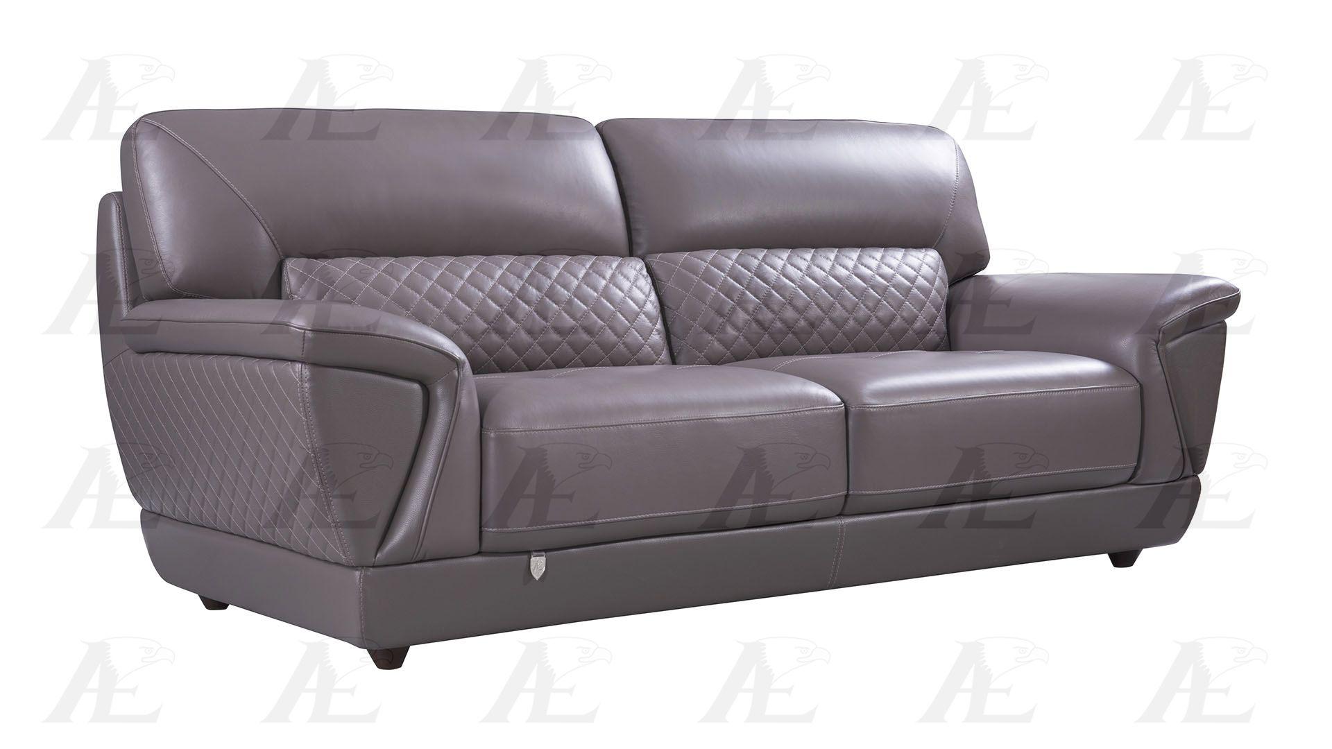 

                    
Buy Dark Tan Italian Leather Sofa Set 3Pcs EK099-DT American Eagle Modern
