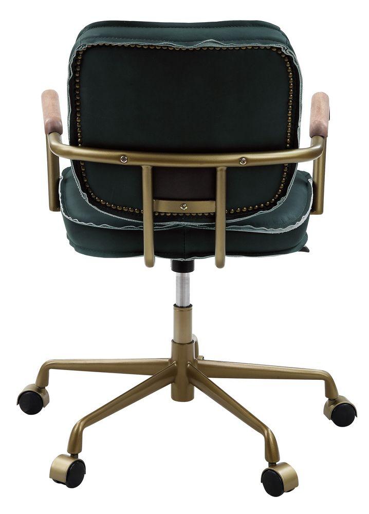 

                    
Acme Furniture Siecross Office Chair Green Top grain leather Purchase 
