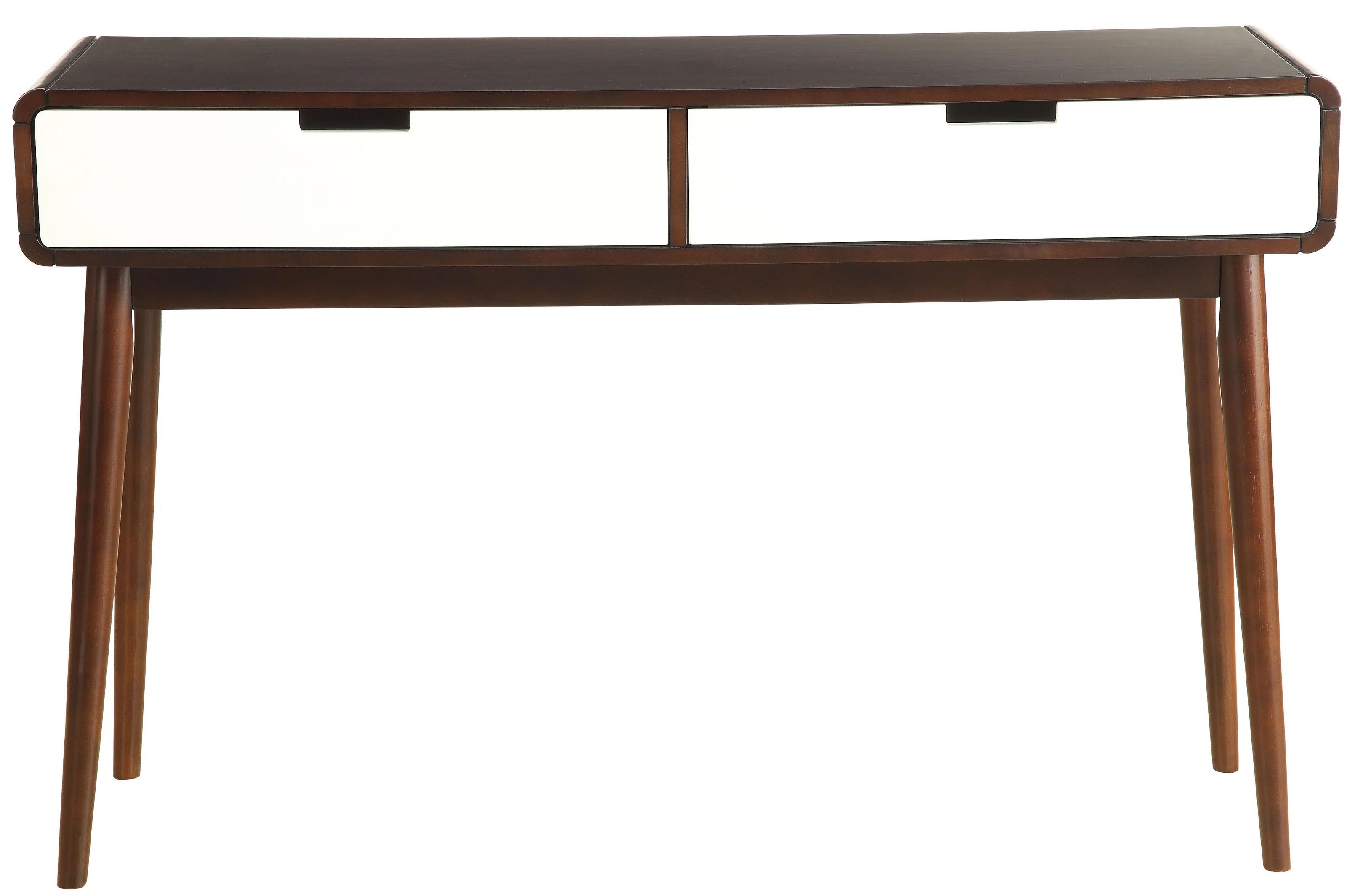 

    
Modern Espresso & White Sofa Table by Acme Christa 82854
