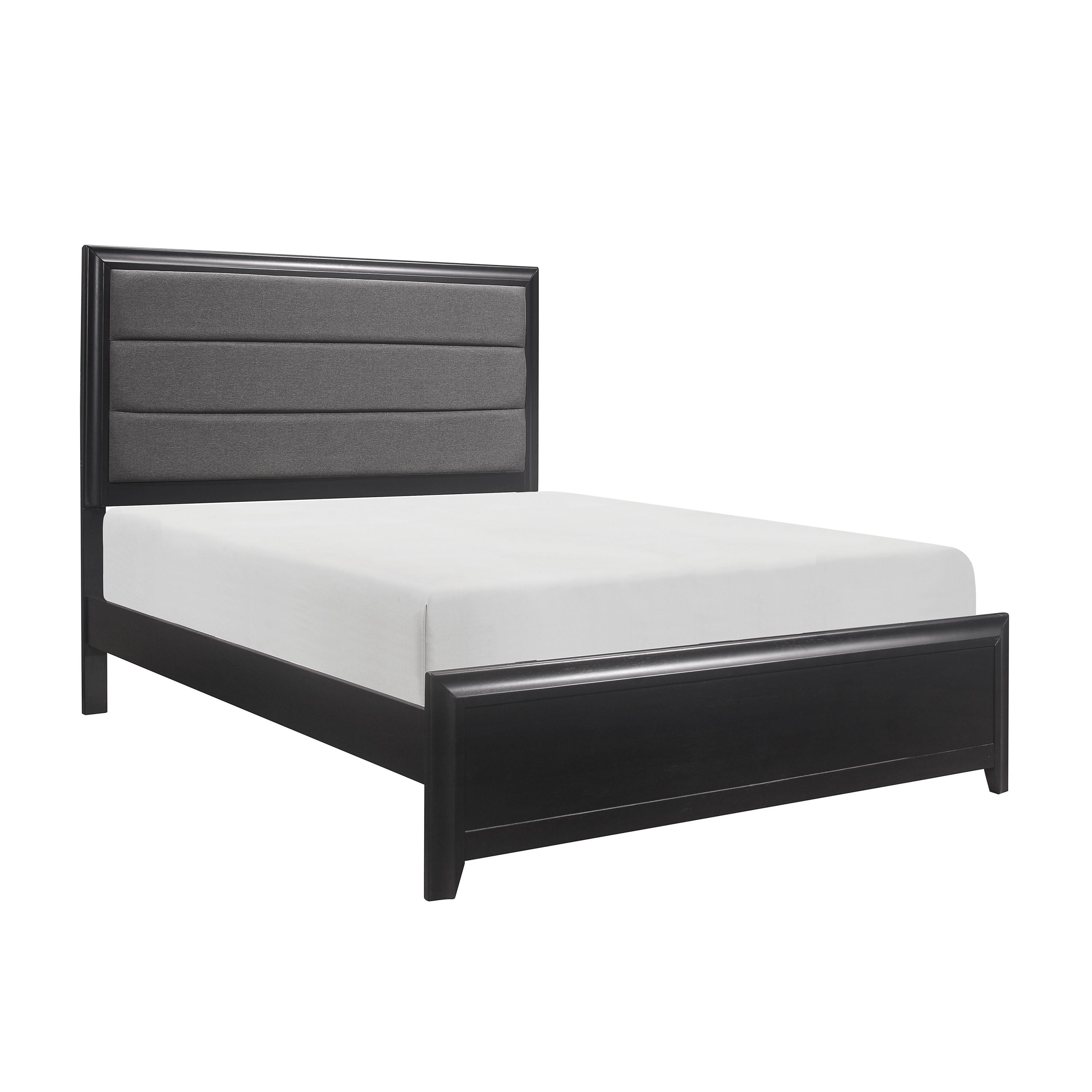 Modern Bed 1517K-1CK* Cordelia 1517K-1CK* in Espresso Polyester