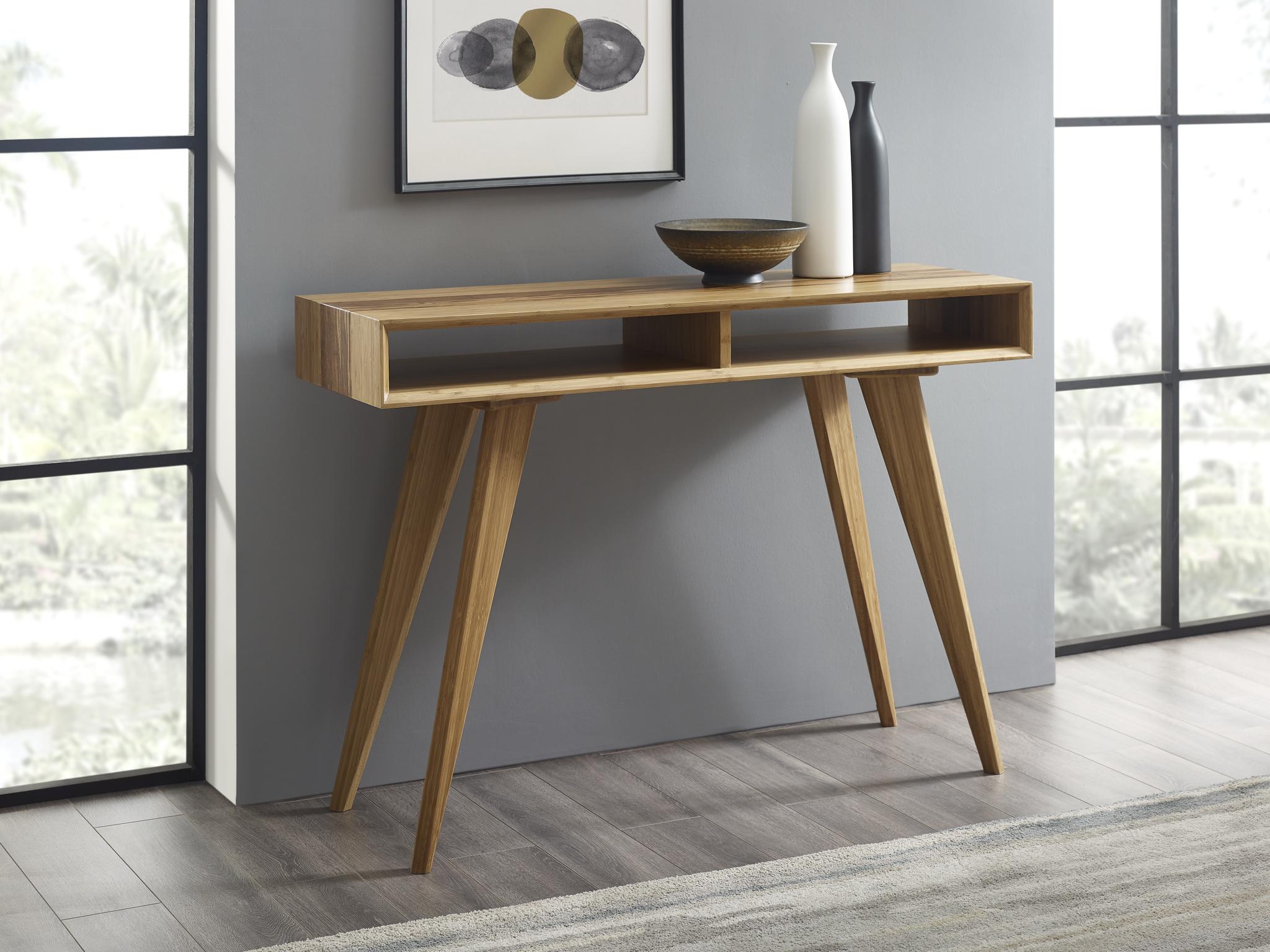Modern Console Table Azara GA0009CA in Caramelized/Exotic Tiger, Brown 