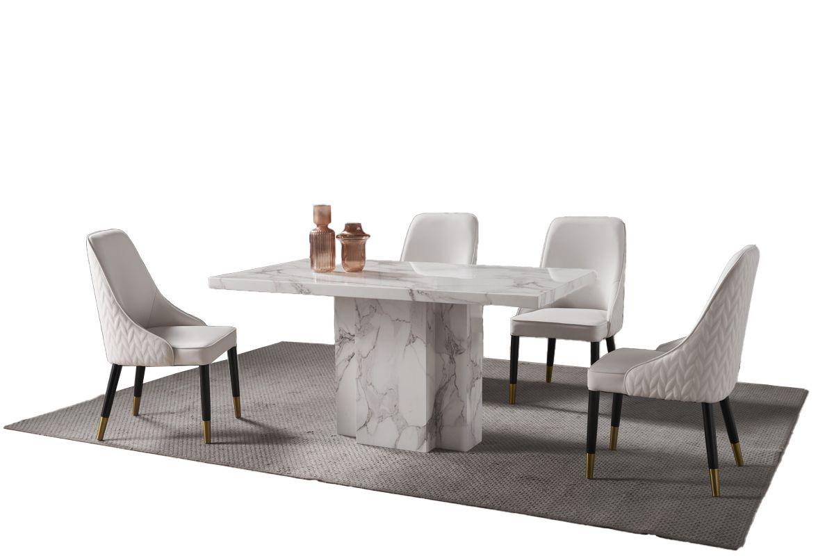 

    
Modern Faux Marble Top Dining Table American Eagle DT-H63B
