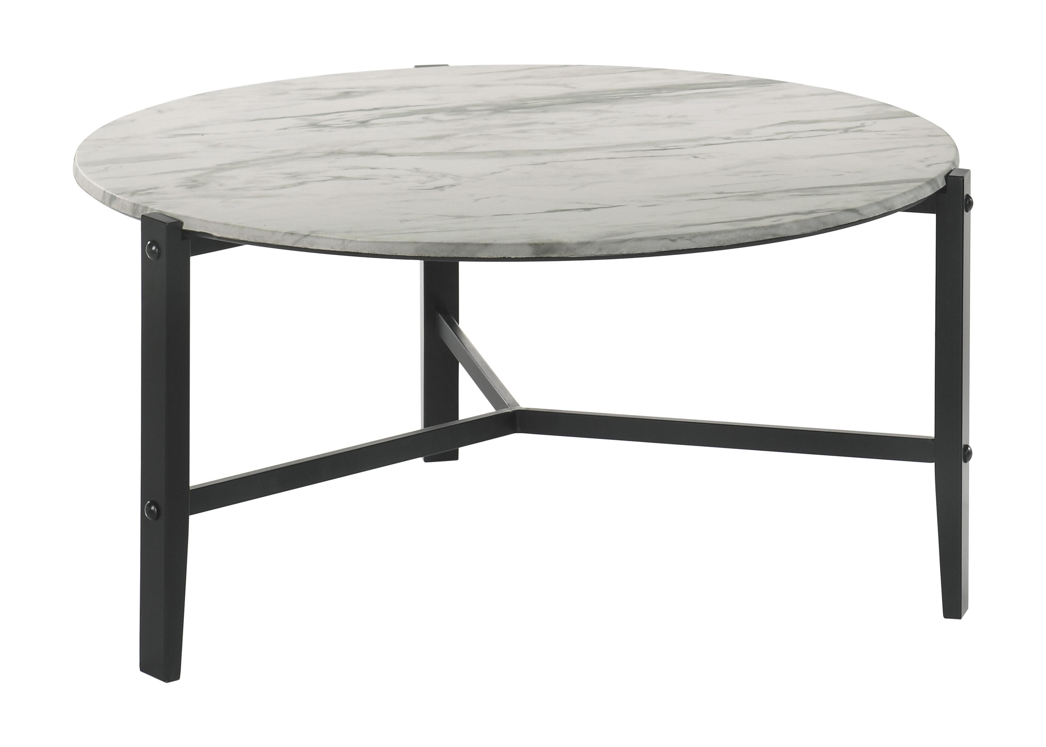 

    
Modern Faux White Marble & Metal Coffee Table Set 2pcs Coaster 753538-S2

