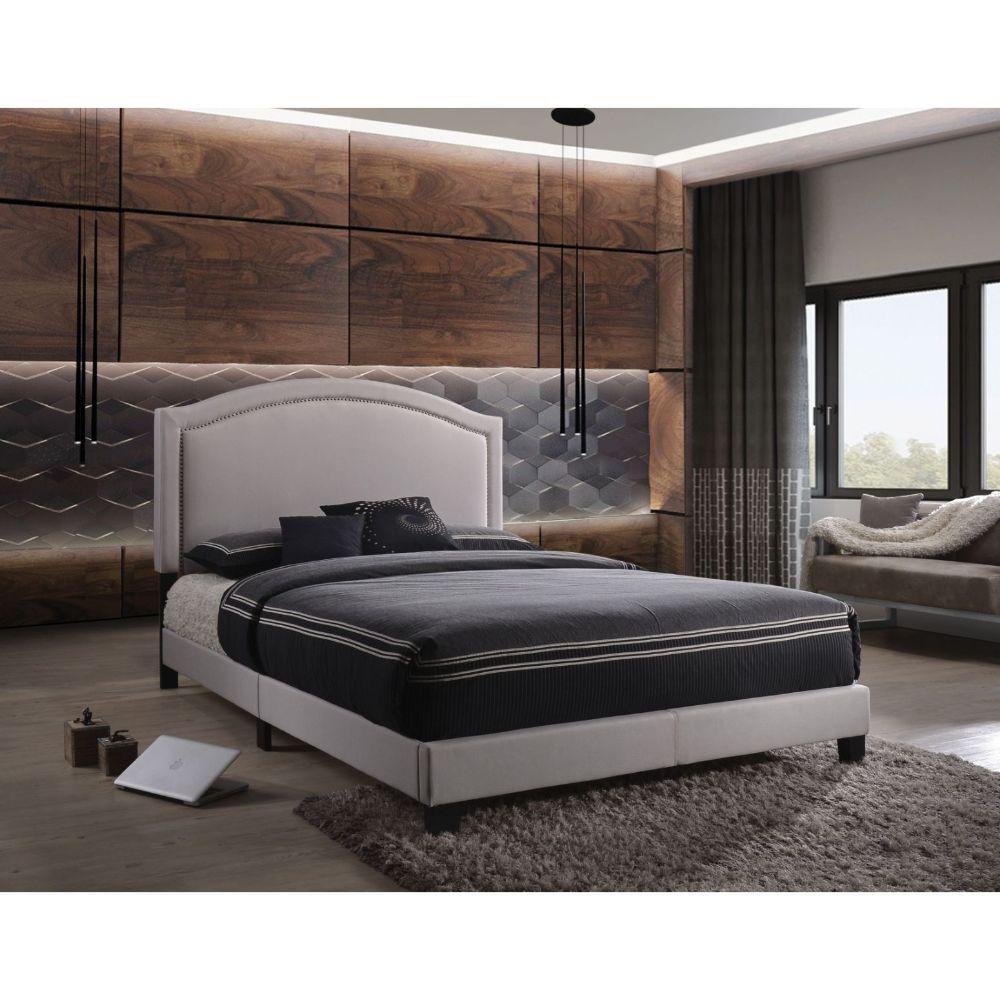 

                    
Acme Furniture Garresso Queen Bed Fog Upholstered Purchase 
