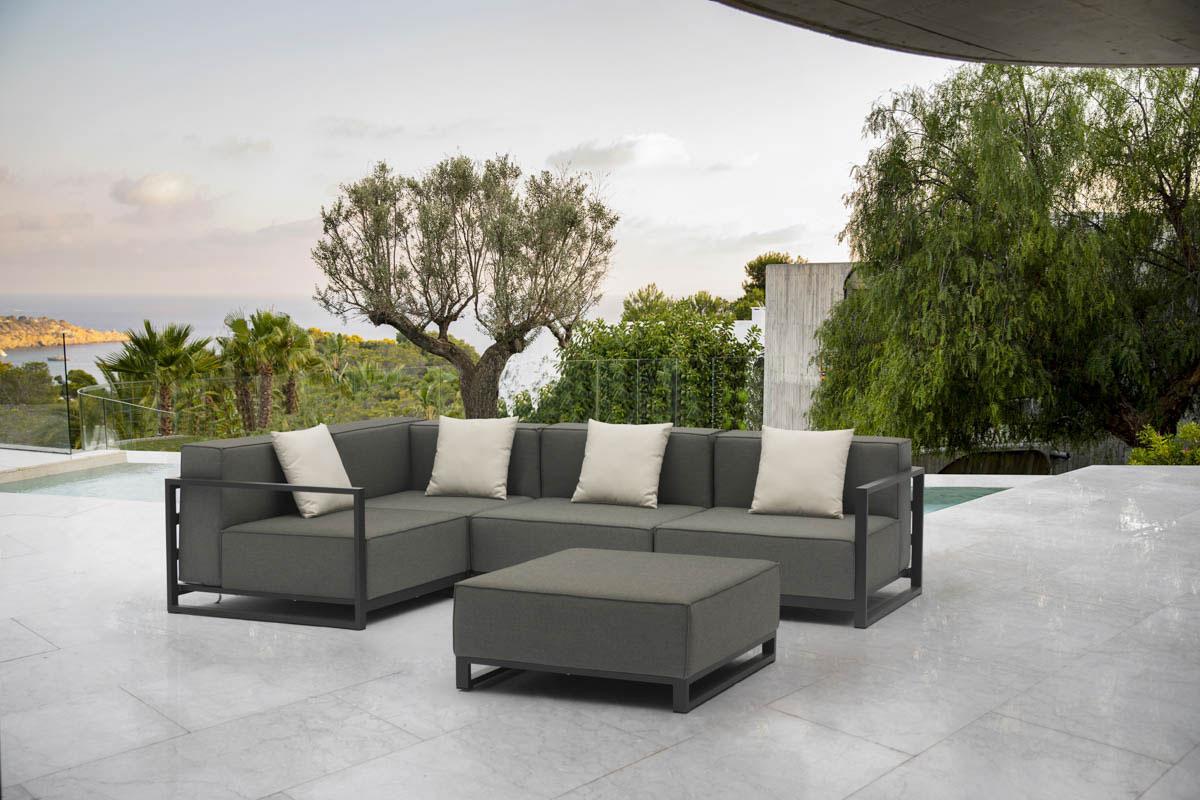 

    
Modern Gray Acrylic Fabric Outdoor Armless Chair WhiteLine MA1701-GRY Sensation
