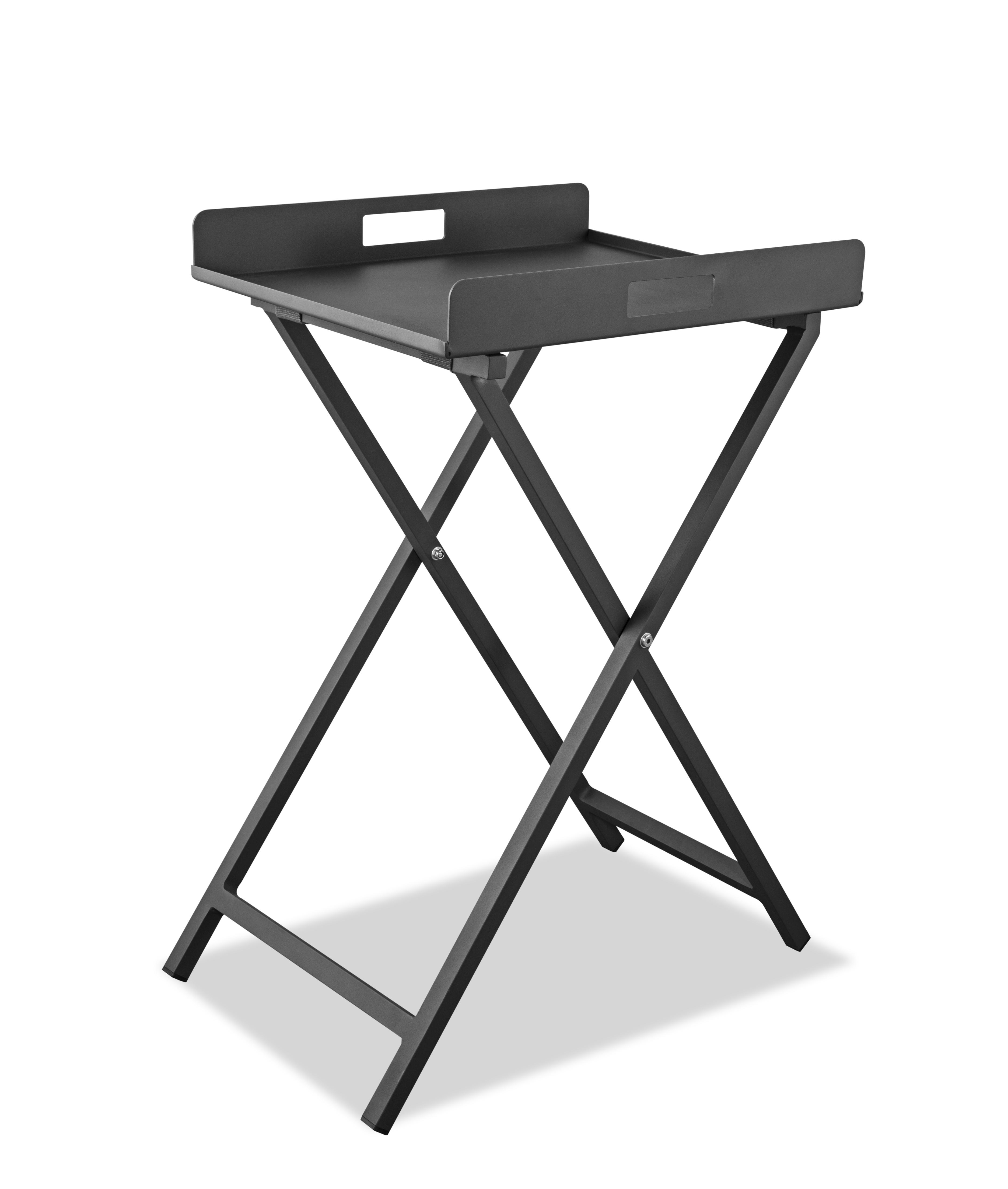 

    
Modern Gray Aluminium Outdoor Side Table WhiteLine ST1602-GRY Kai
