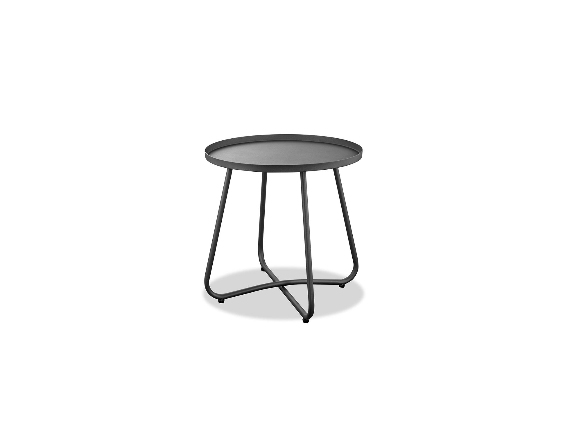 Modern Outdoor Side Table ST1606-GRY Talon ST1606-GRY in Gray 