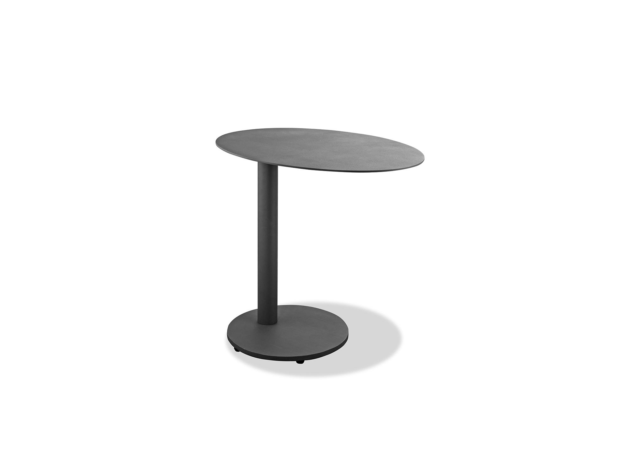 

    
Modern Gray Aluminium Outdoor Side Table WhiteLine ST1608-GRY Colton
