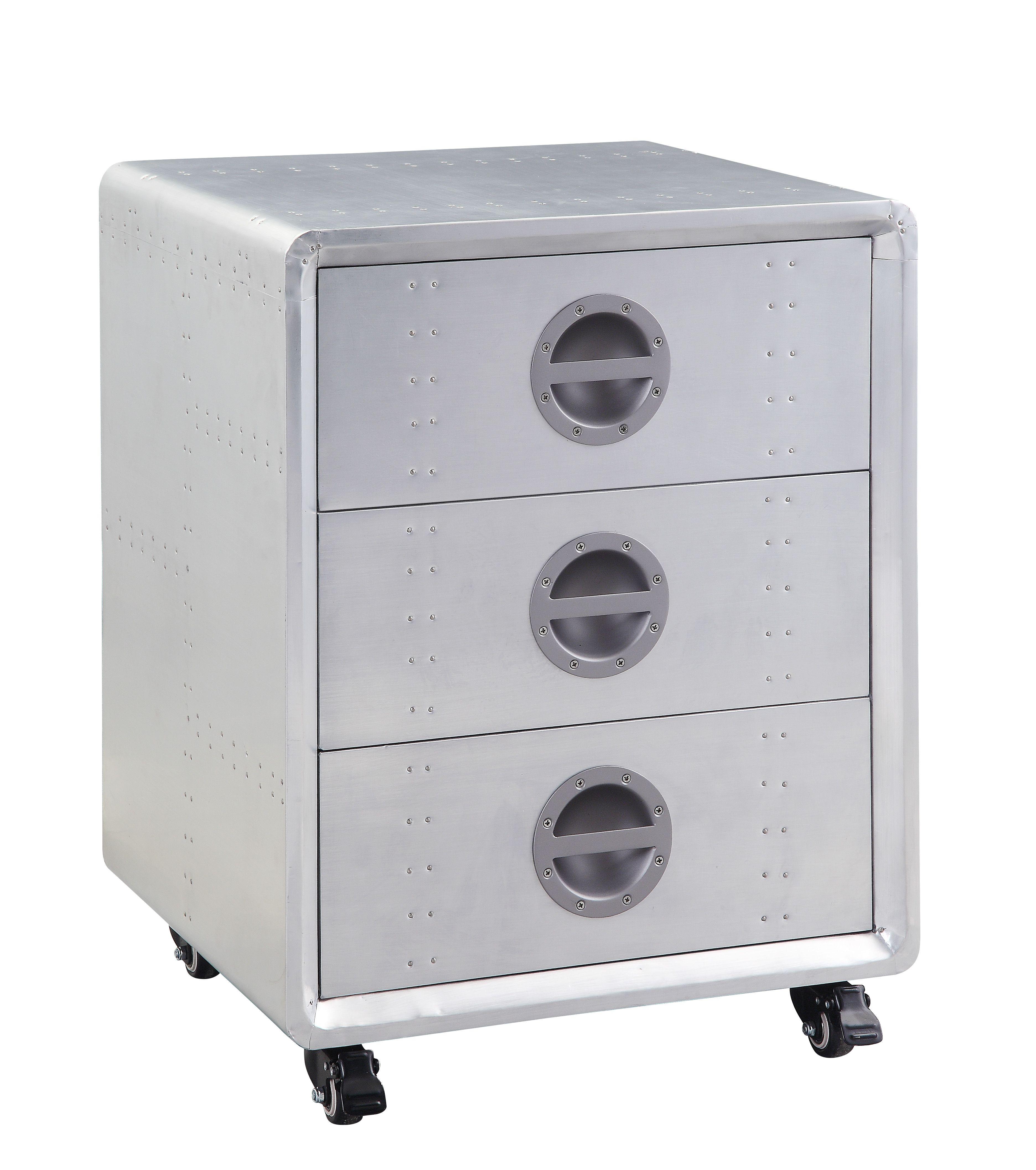 

    
Modern Gray Aluminum Cabinet Acme Brancaster 92429-C
