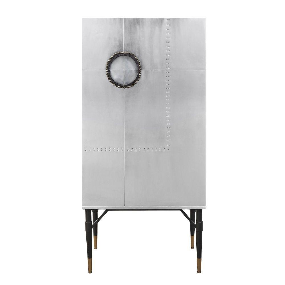 

                    
Acme Furniture Yoela Wine Cabinet AC01996-WC Wine Cabinet Gray Leather Purchase 
