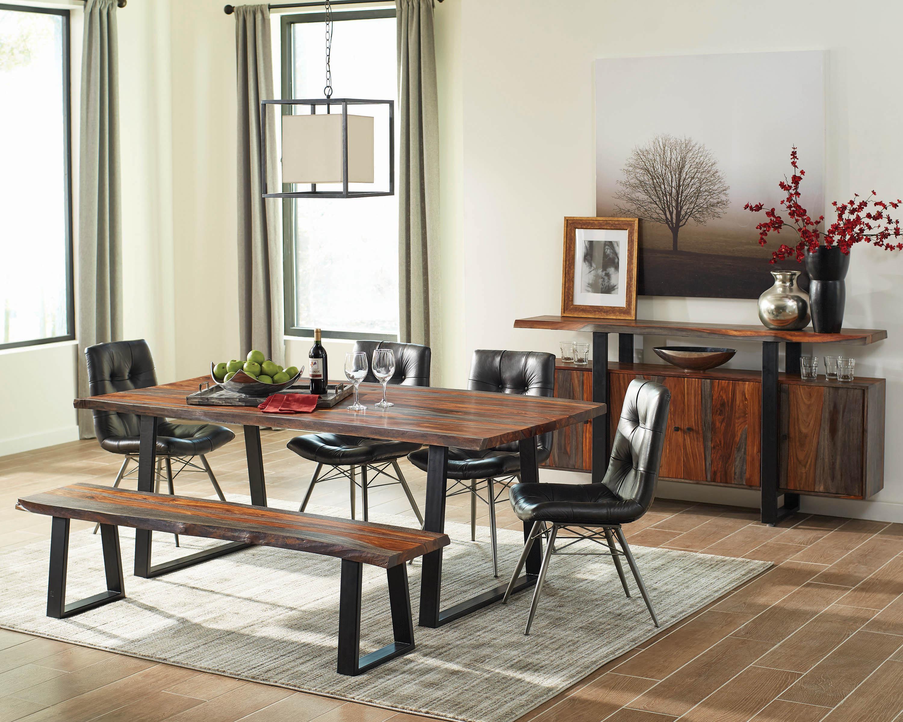 

    
107511 Modern Gray,Black Wood Dining table Jamestown by Coaster

