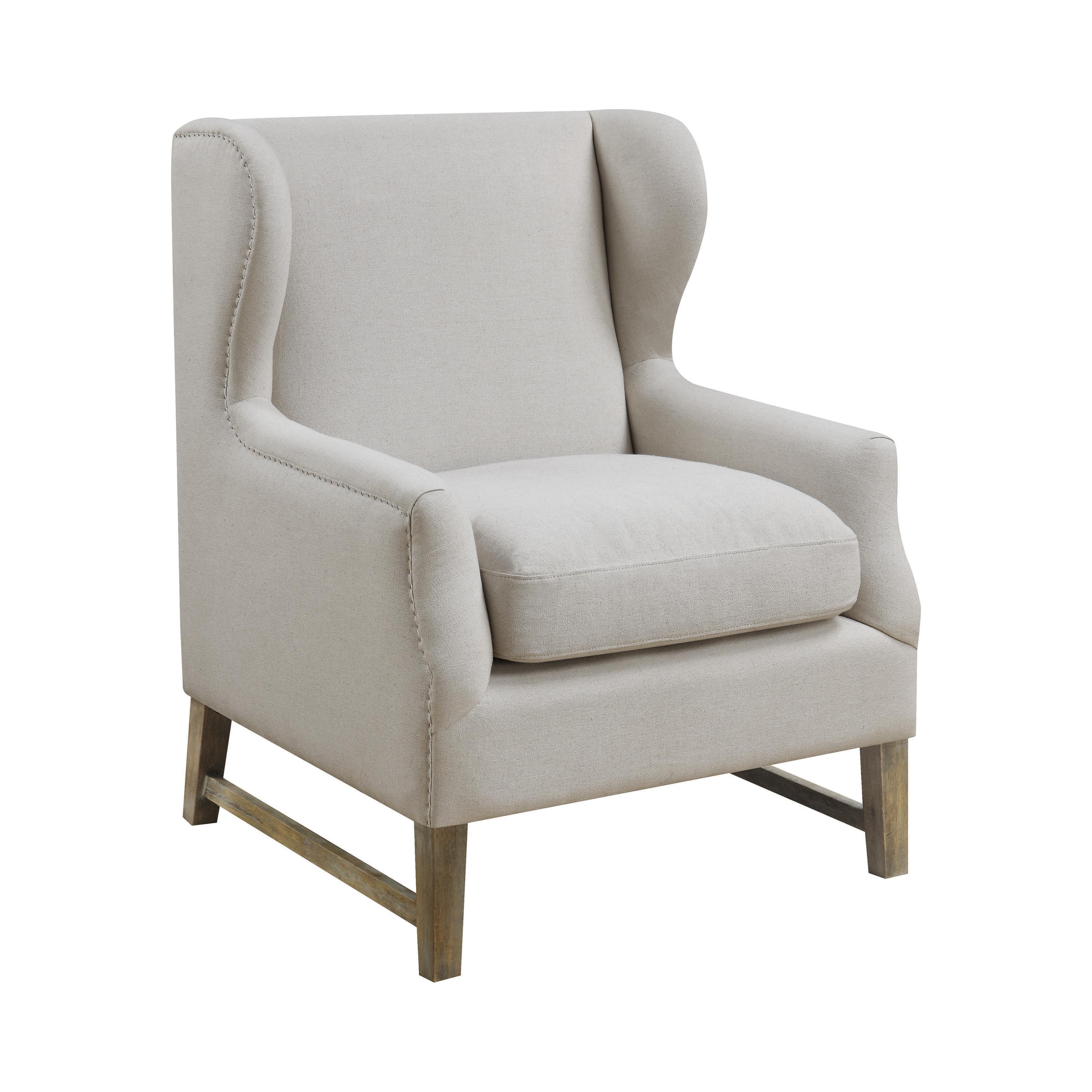 Modern Accent Chair 902490 902490 in Cream 
