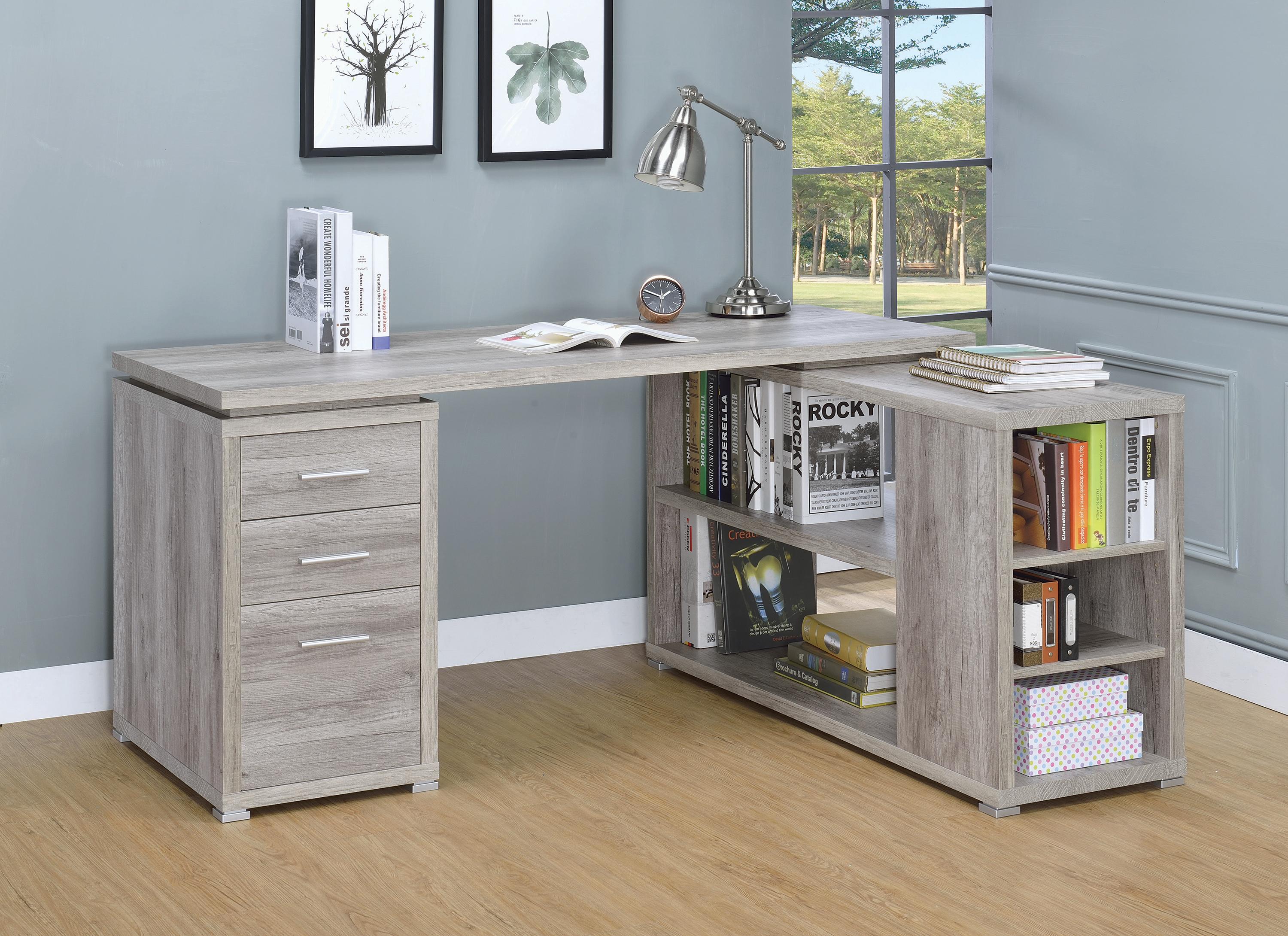 

                    
Buy Modern Gray Driftwood Solid Wood Office Desk Coaster 801516 Yvette
