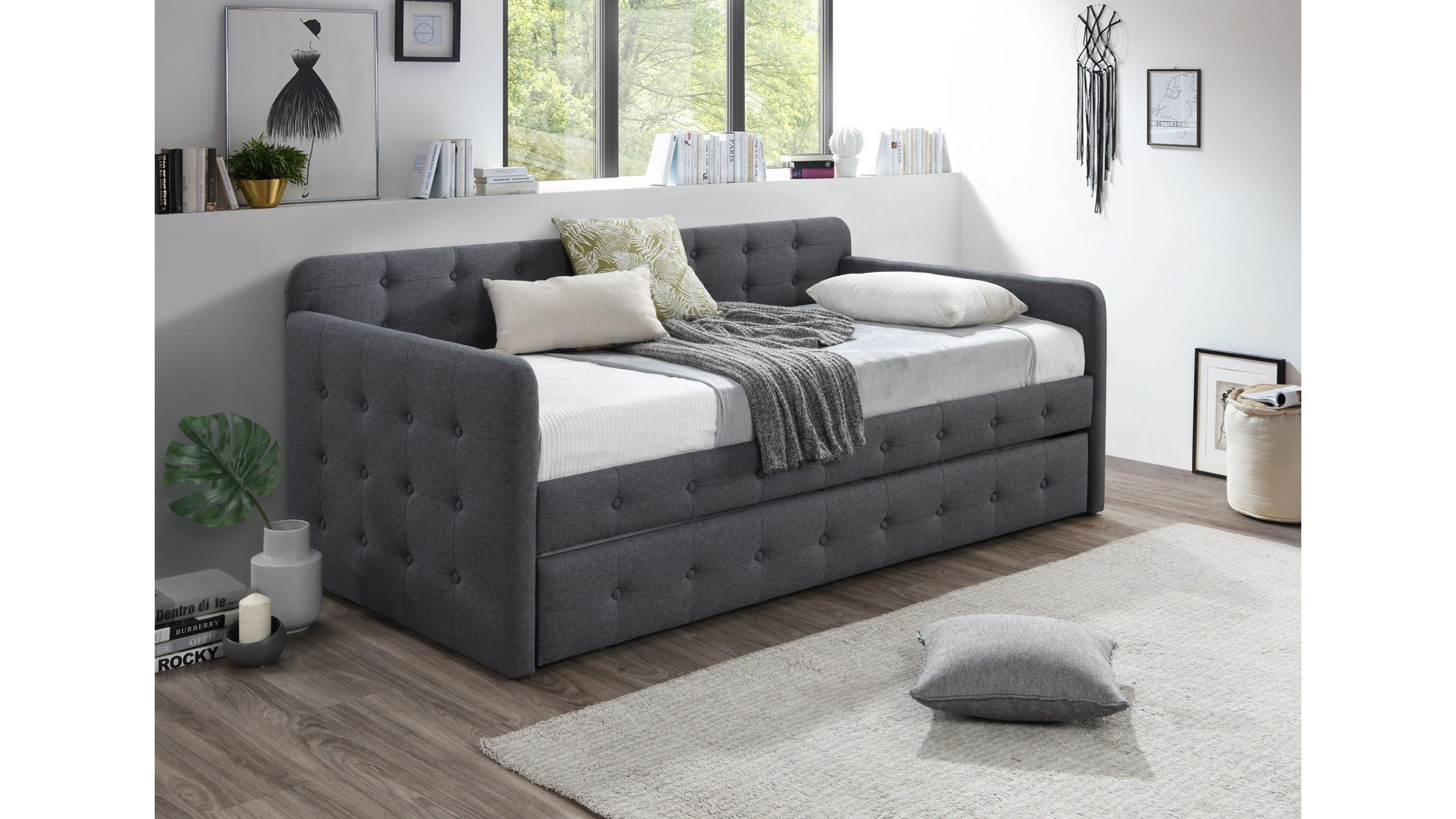 

                    
Crown Mark Haven Daybed Gray Fabric Purchase 
