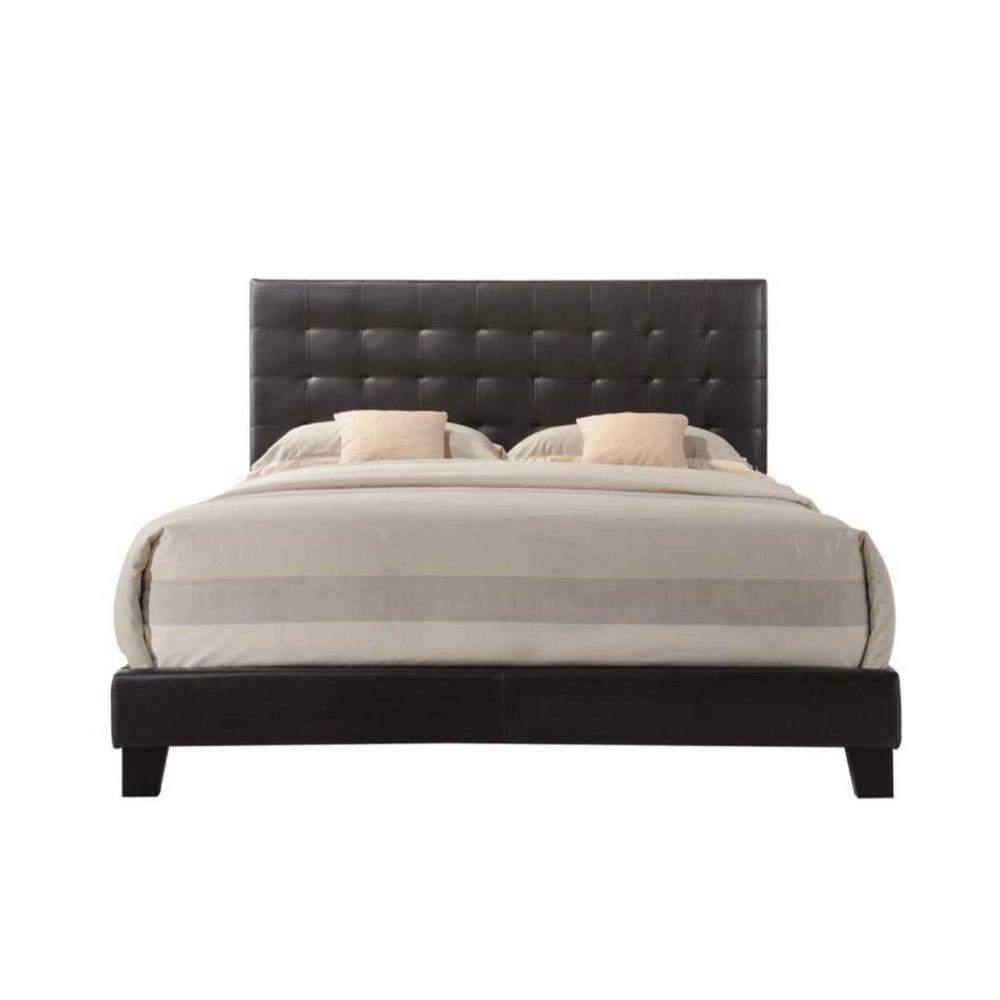 

    
Modern Espresso Fabric Queen Bed by Acme Masate 26350Q
