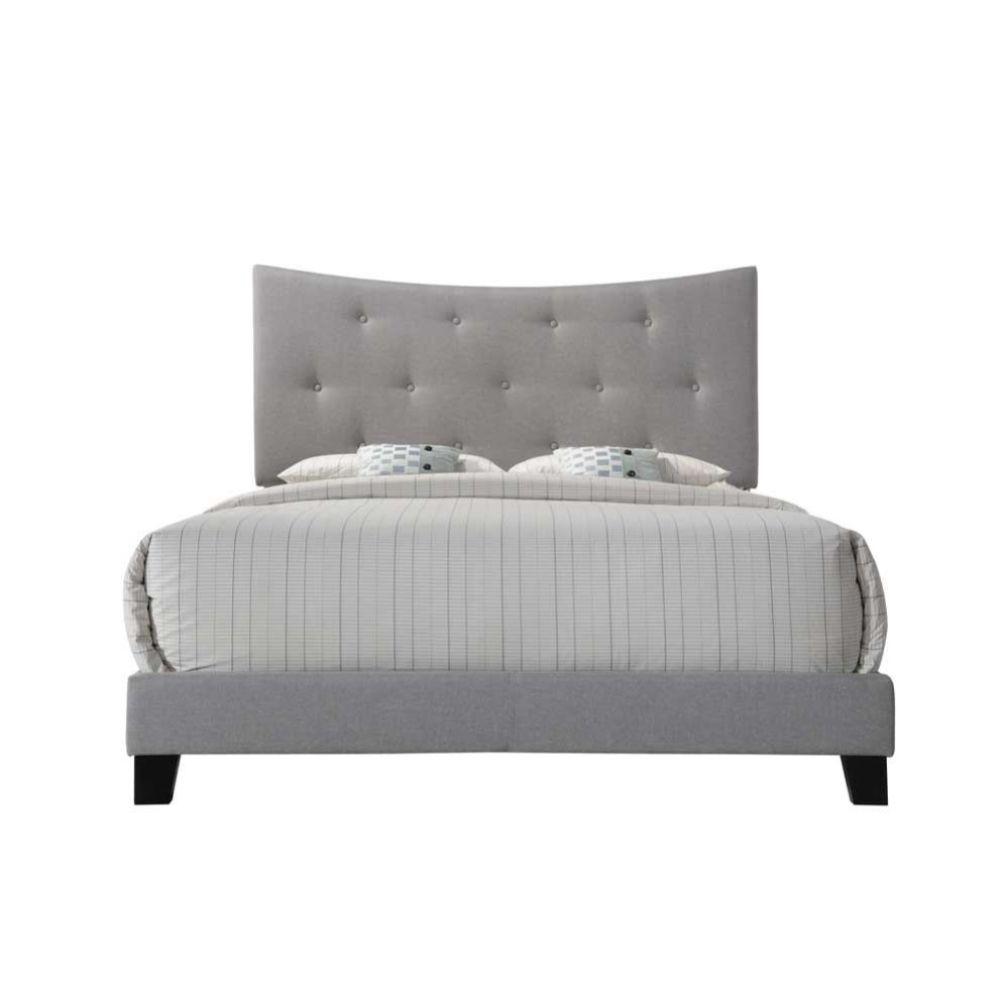 

    
Modern Gray Fabric Queen Bed by Acme Venacha 26360Q
