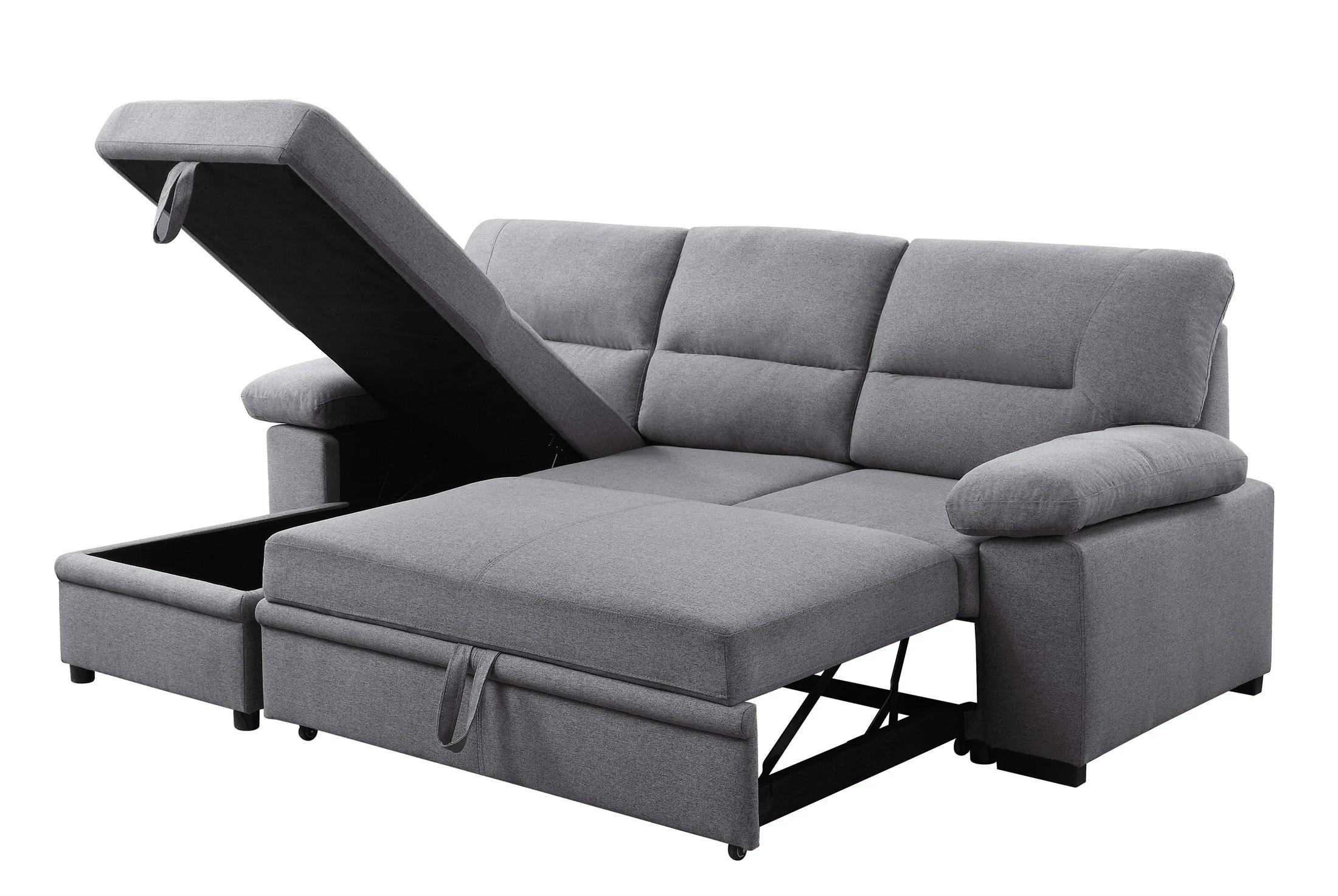 

    
Modern Gray Fabric Sectional Sofa by Acme Nazli 55525-2pcs
