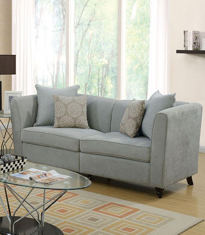 

    
Poundex Furniture F6898 Sofa Loveseat Gray F6898
