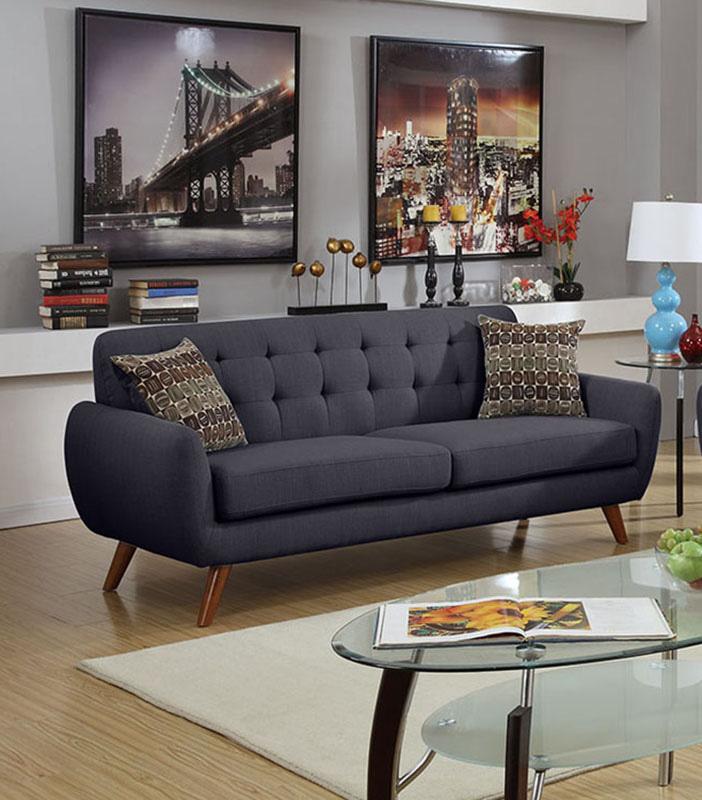 

    
Poundex Furniture F6913 Sofa Loveseat Gray F6913
